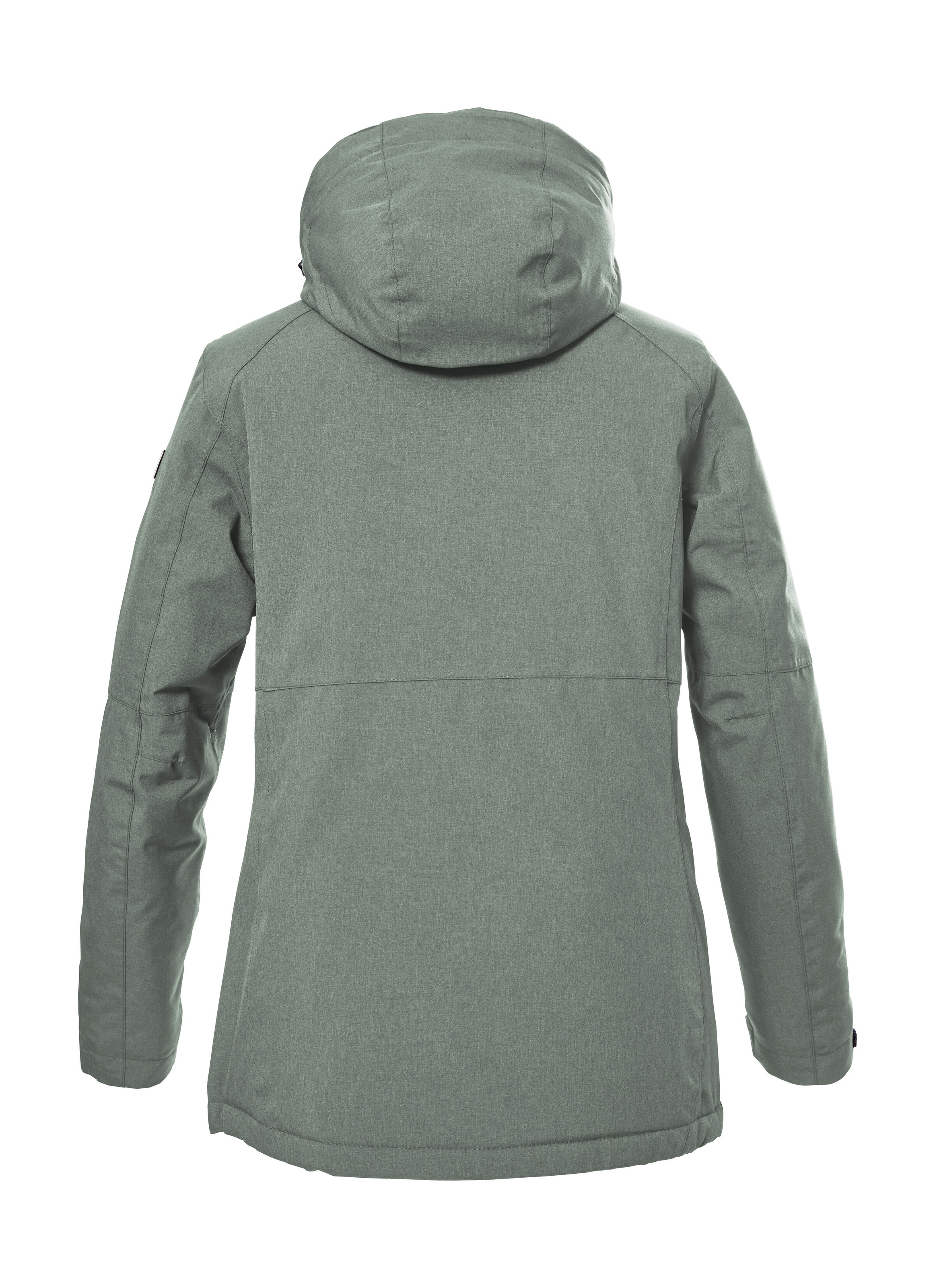 Killtec Outdoorjacke »KOW 37 WMN JCKT«, Wasserdichte Damenjacke mit abnehmbarer Kapuze und verstellbaren Bündchen
