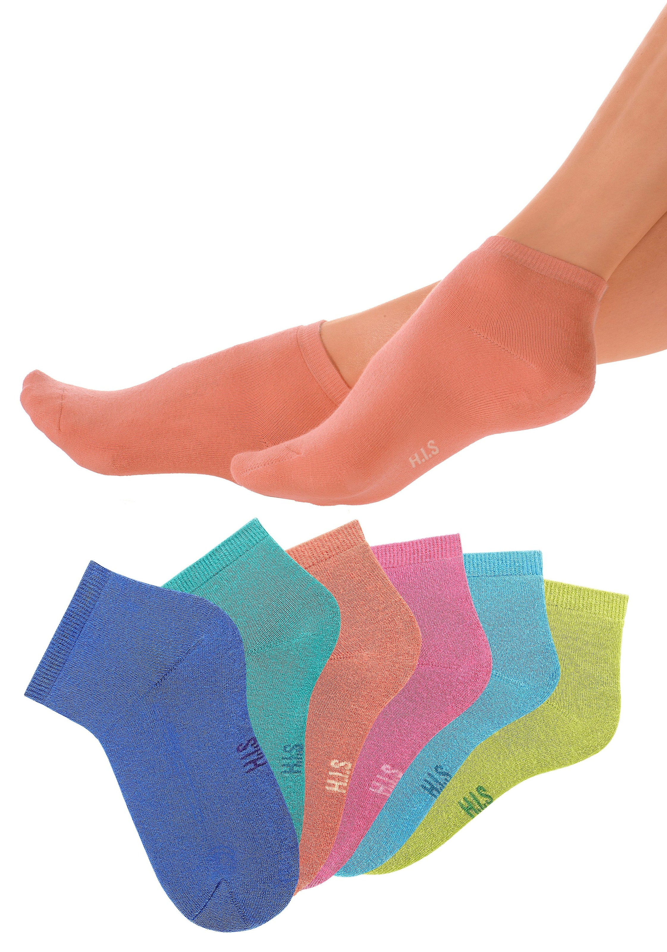 H.I.S Kurzsocken, (Set, 6 Paar), bestellen Innenfrottee kuscheligem OTTO mit online bei