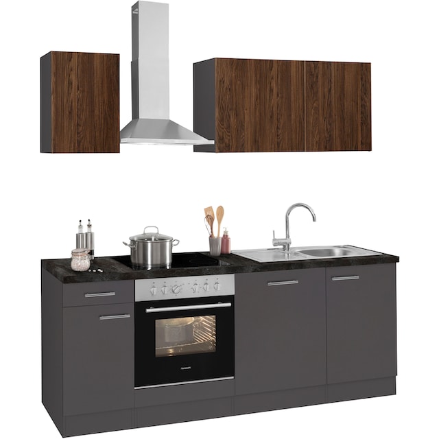 OPTIFIT Küchenzeile »Malika«, Breite 210 cm, mit Hanseatic-E-Geräten, inkl.  Geschirrspüler kaufen im OTTO Online Shop
