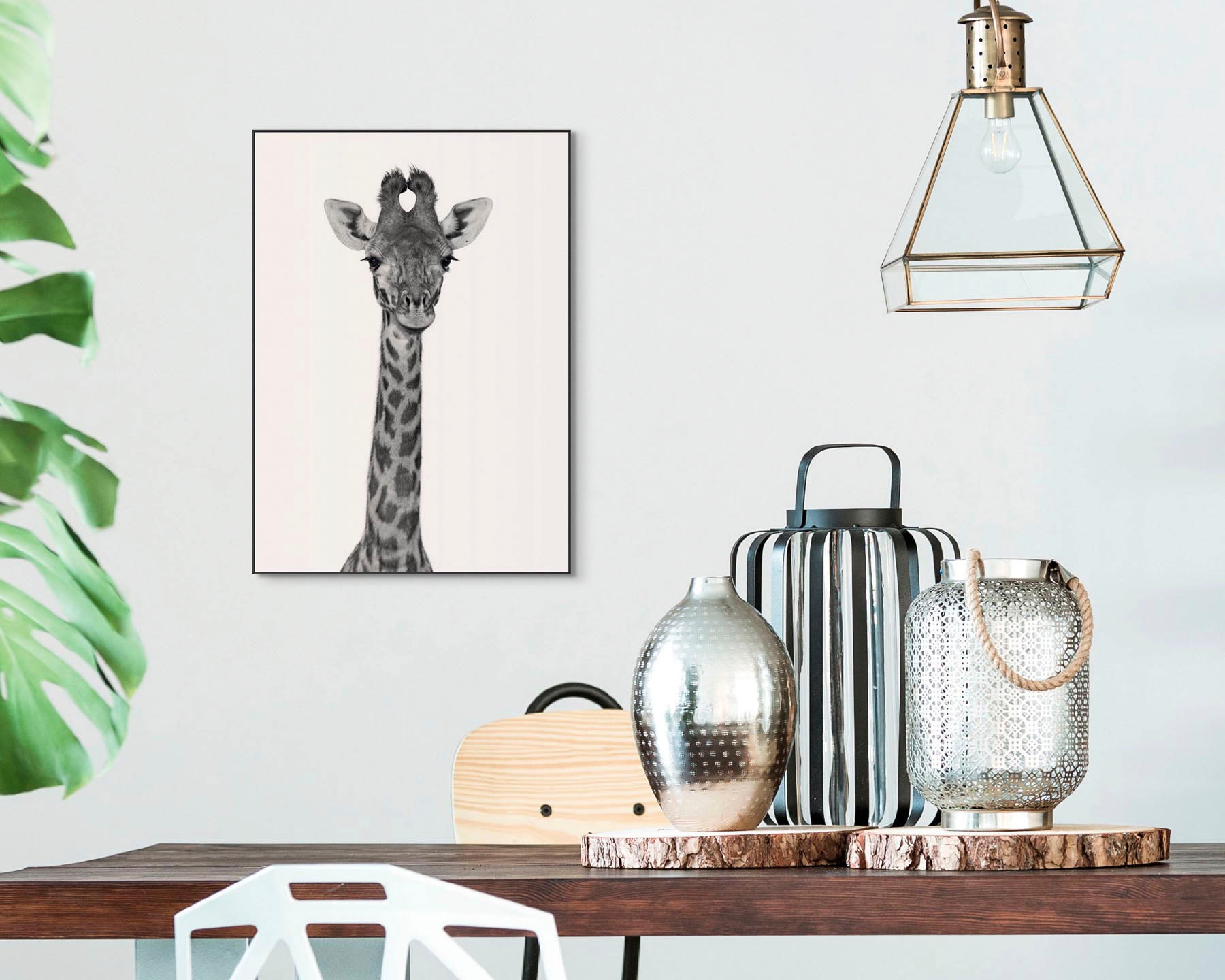 Reinders! Wandbild »Slim Frame Black 50x70 Long Neck«