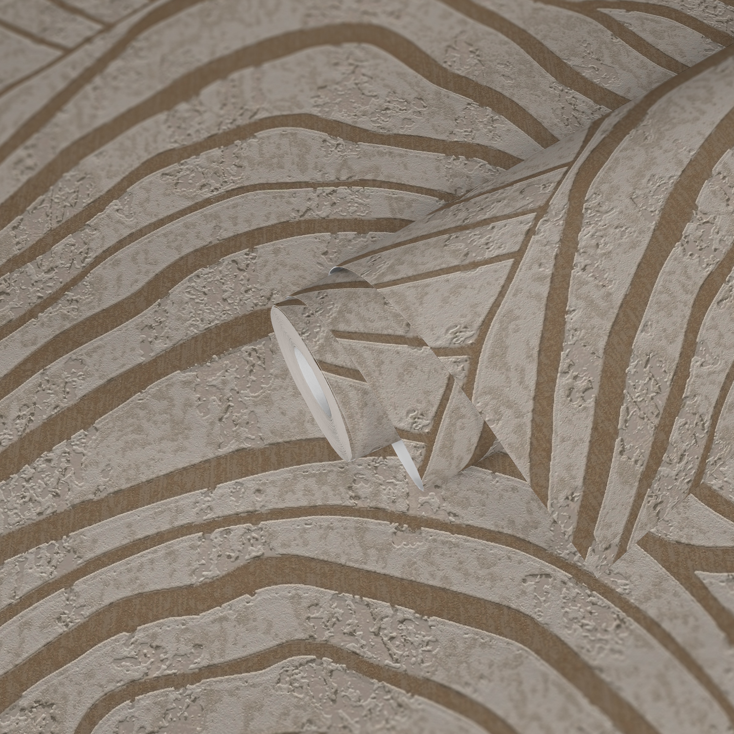 A.S. Création Vliestapete »Jade 2 3D-Tapete Mustertapete Metallic-Effekt 3D« leicht glänzend strukturiert Vliestapete Grafik für Schlafzimmer Küche Wohnzimmer 3D Design modern