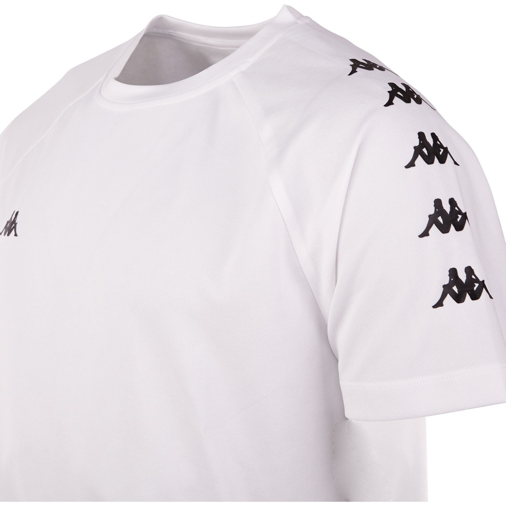 Kappa Fußballtrikot, mit coolen Logoprints auf den Schultern