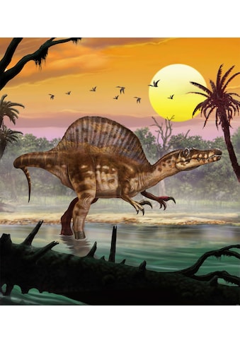 Komar Fototapete »Spinosaurus«, bedruckt-Comic-Retro-mehrfarbig, BxH: 250x280 cm kaufen