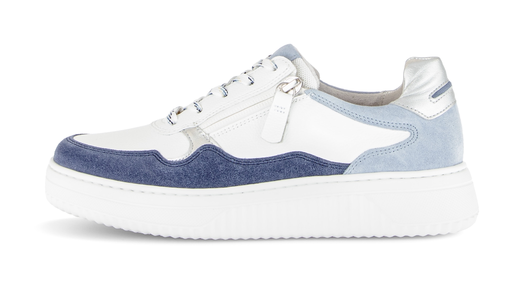 Gabor Plateausneaker »COMO«  , Freizeitschuh, Halbschuh, Schnürschuh in Komfortweite K (=extraweit)