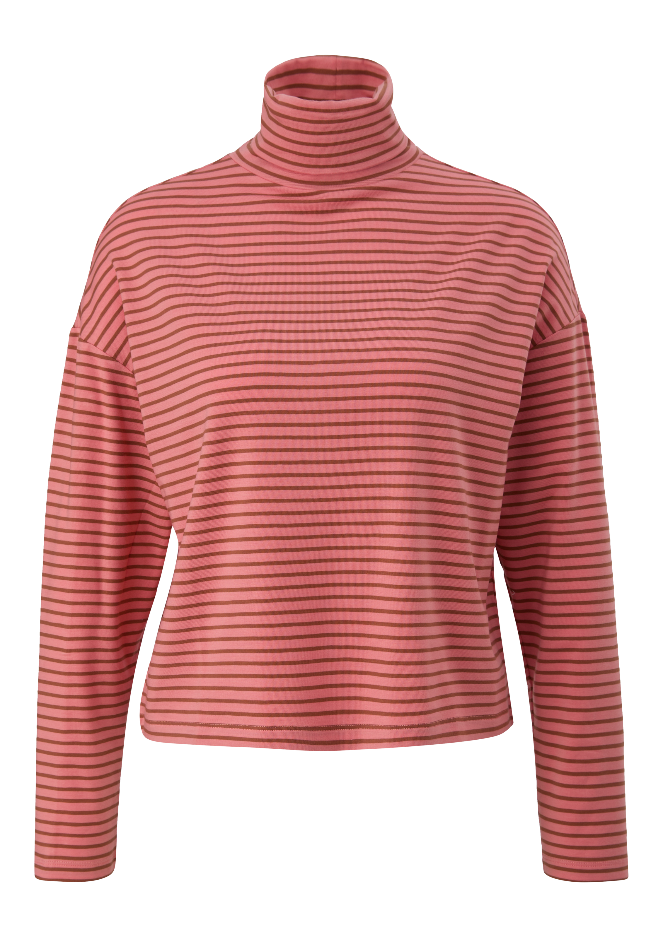 s.Oliver Rollkragenpullover, mit Streifenmuster