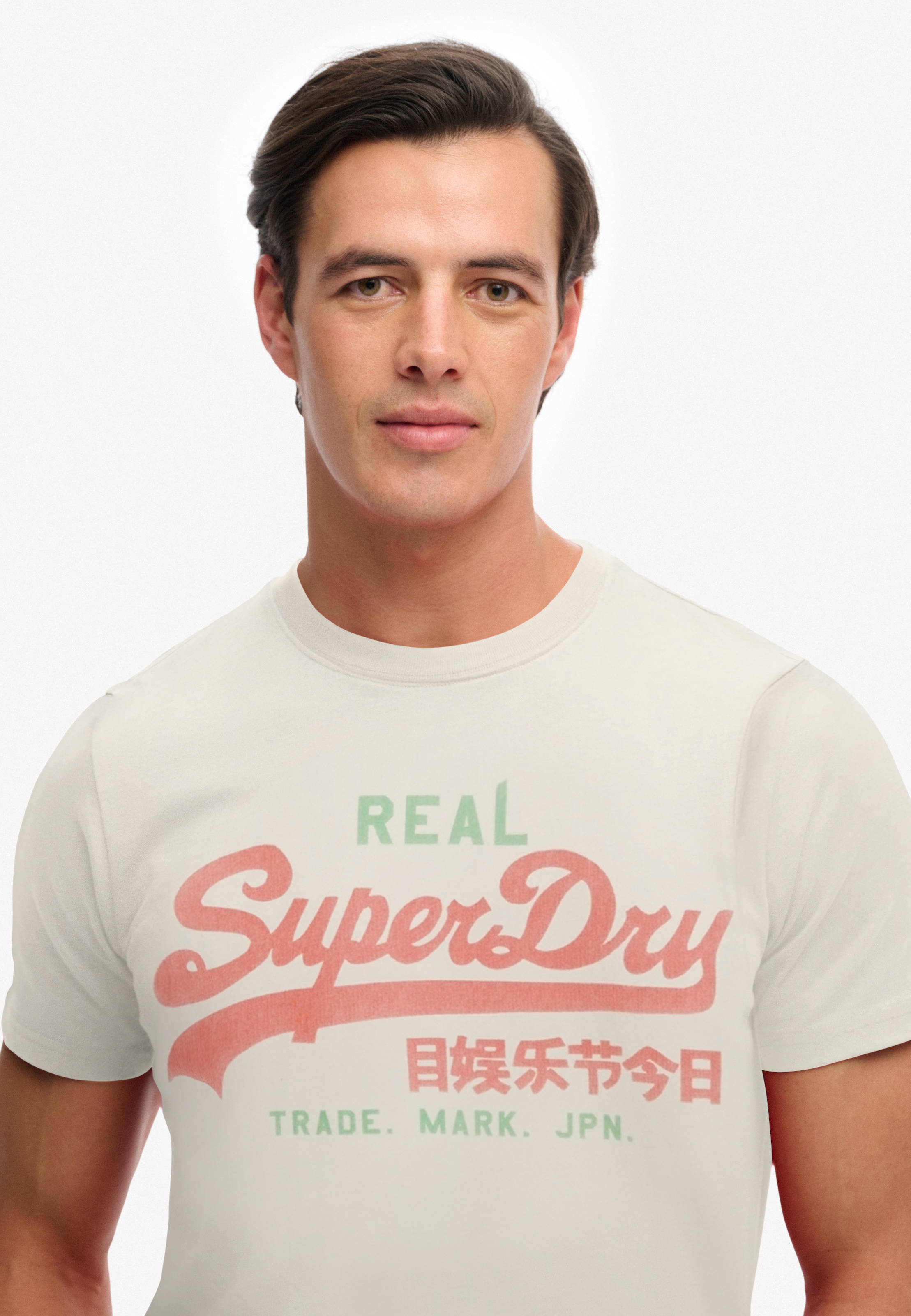Superdry Rundhalsshirt »VL CLASSIC TEE« mit klassischem Vintage-Logo Print