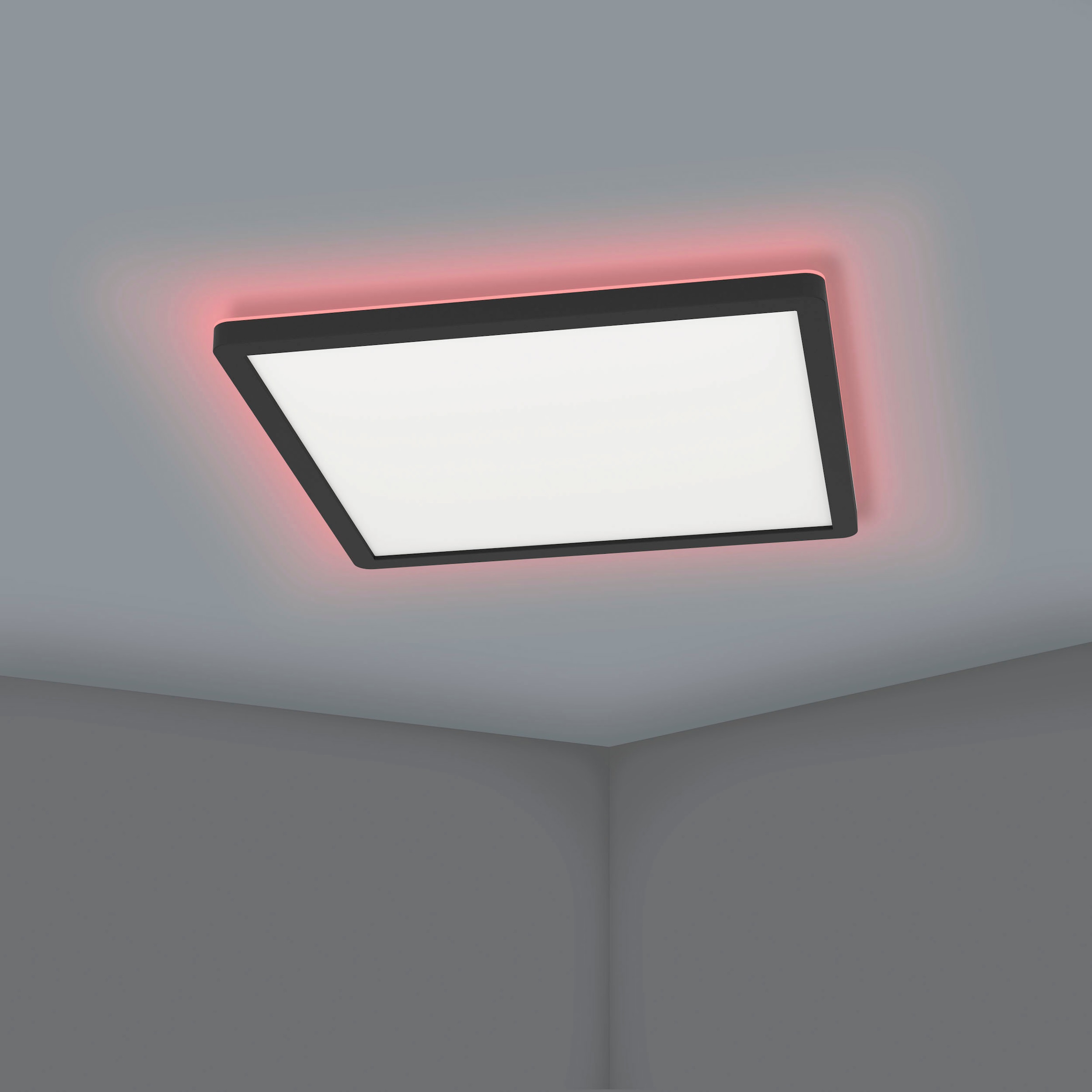 EGLO LED-Deckenleuchte »ROVITO-Z« in schwarz inkl. / - aus OTTO Kunststoff integriert kaufen Watt 14,6 fest online LED bei
