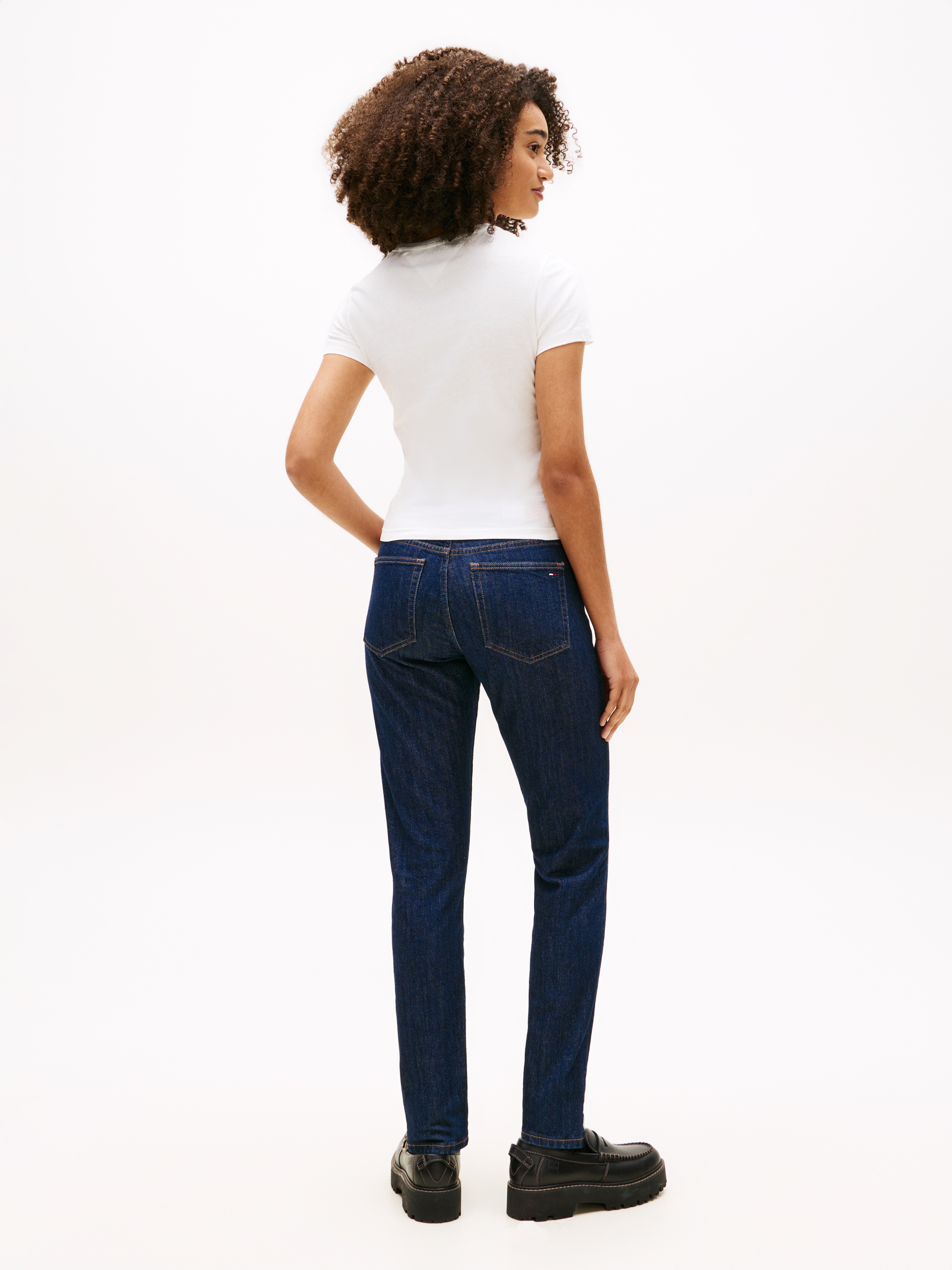 Tommy Jeans T-Shirt »TJW 2PACK C-NECK TEE« Packung, 2er, 2 Stk. mit Logo-Stickerei