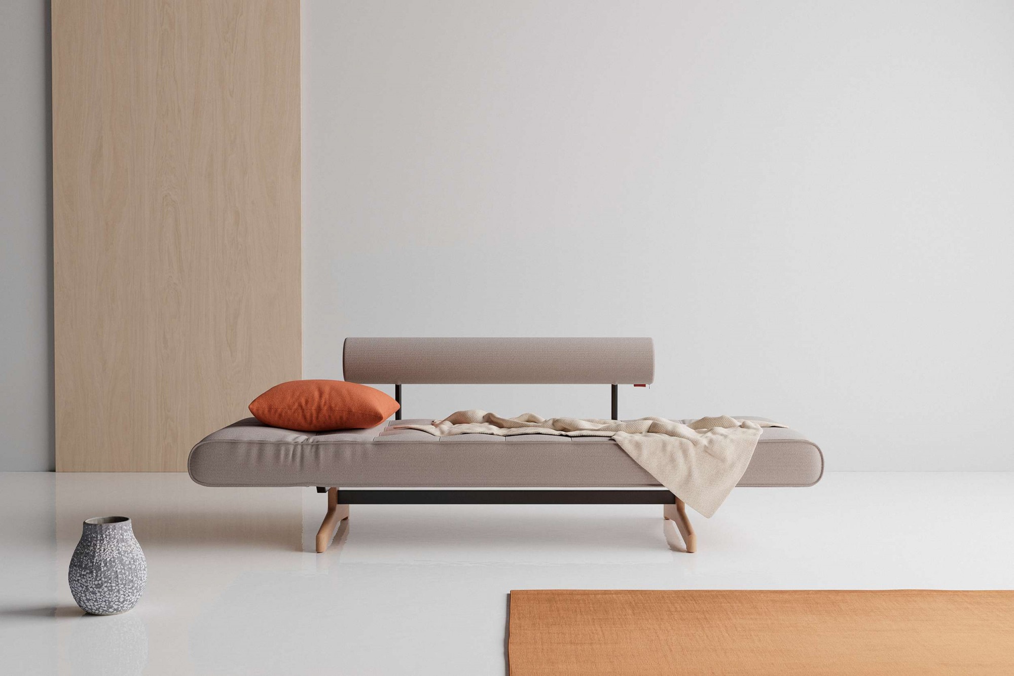 INNOVATION LIVING ™ 3-Sitzer »Ghia Schlafsofa, Couch mit Wohlfühl-Faktor, OTTOs Choice«, eine große Liegefläche mit geringer Stellfläche, beidseitig abklappbar