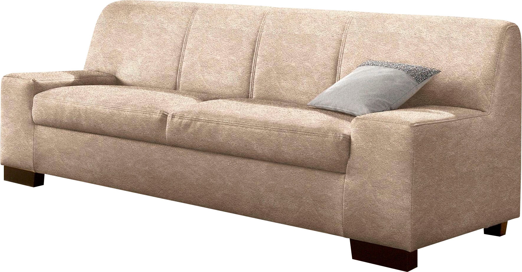 DOMO collection 3-Sitzer »Norma zeitlos, kubisch und elegant, komfortabel, flache Armlehnen«