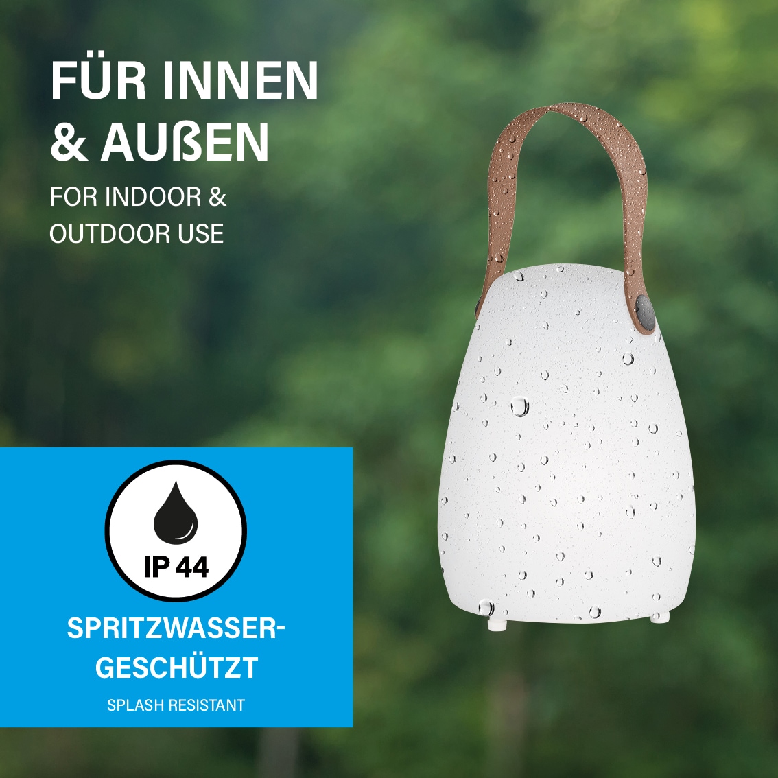 easy! BY FHL Außen-Tischleuchte »Ruby« LED-Modul 1 Stk. LED,MobilesLicht,Akkulampe,Farbwechsel,Dimmbar