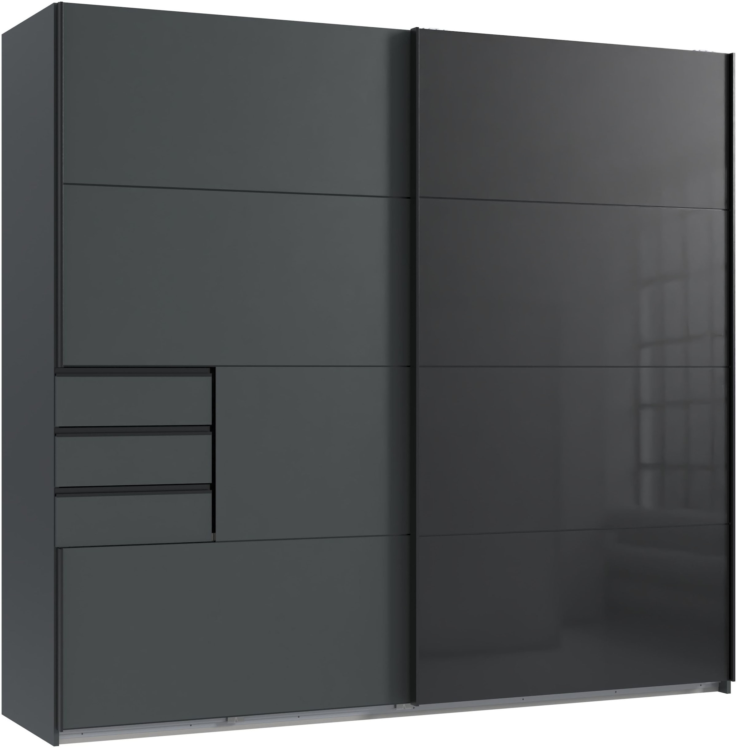 Wimex Schwebetürenschrank »Tilburg« mit Glaselementen