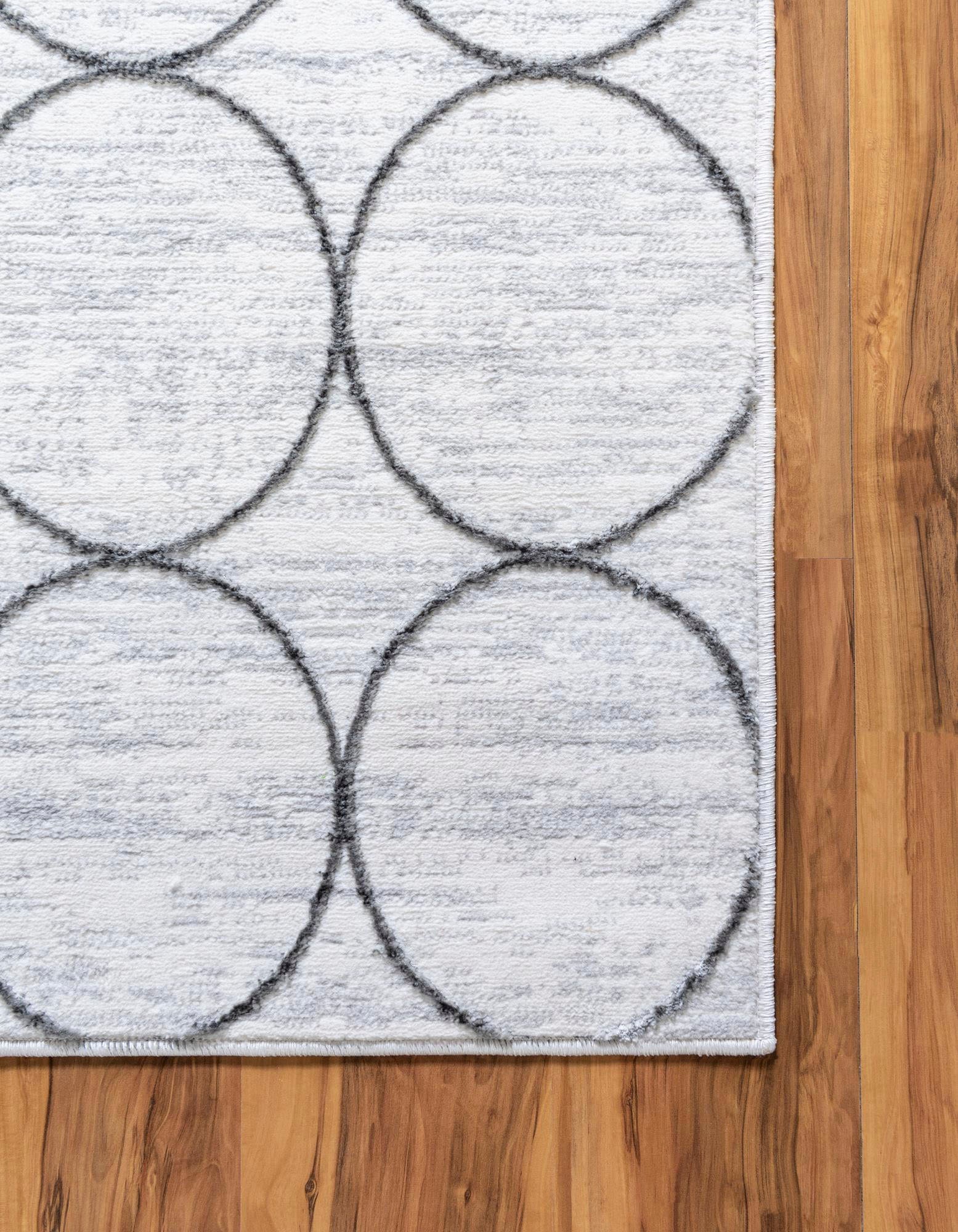 Myflair Möbel & Accessoires Teppich »Titan Trellis, LAGERRÄUMUNG!«, rechteckig, 13 mm Höhe, Kurzflor, gewebt, modernes Design, Motiv Kreise