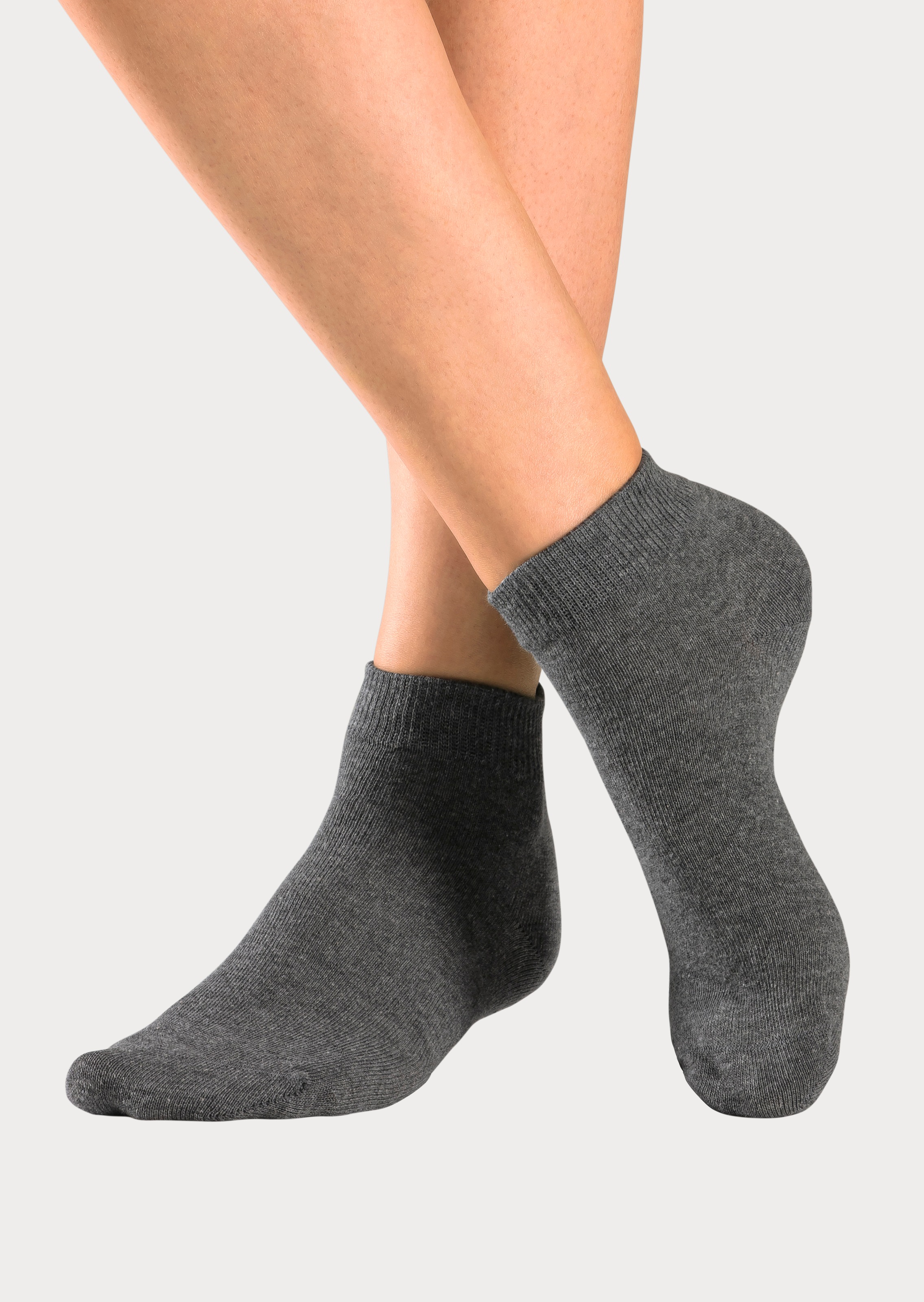 H.I.S Kurzsocken, (Packung, 10 Paar), mit eingestrickten Symbolen