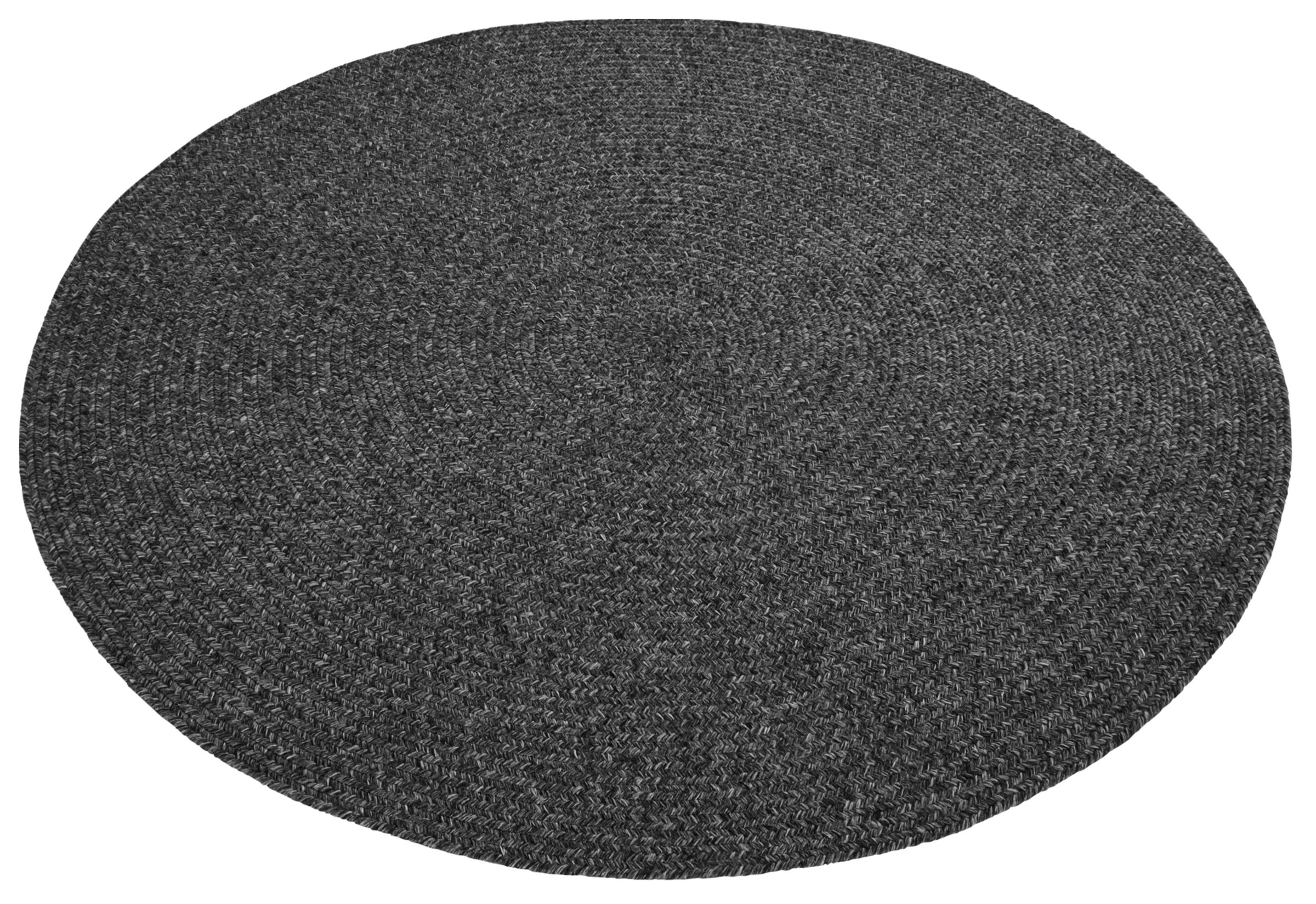 HANSE Home Teppich »Trenzado« rund 10 mm Höhe In- & Outdoor, Handmade-Look, Gewebt, Wetterfest, Balkon, Wohnzimmer