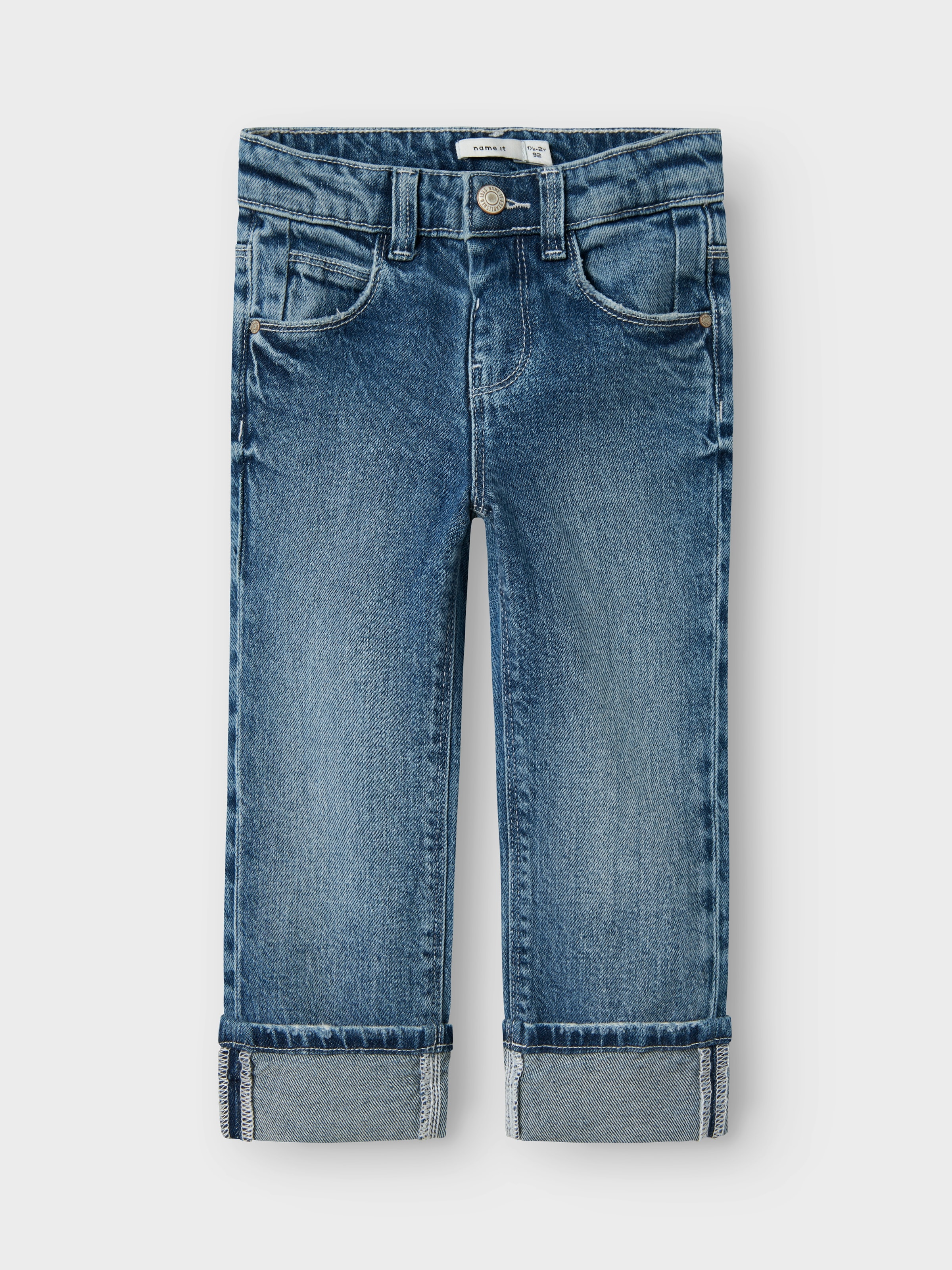 Name It Straight-Jeans »NMFROSE STRAIGHT FOLD JEANS 4224-AZ NOOS«
