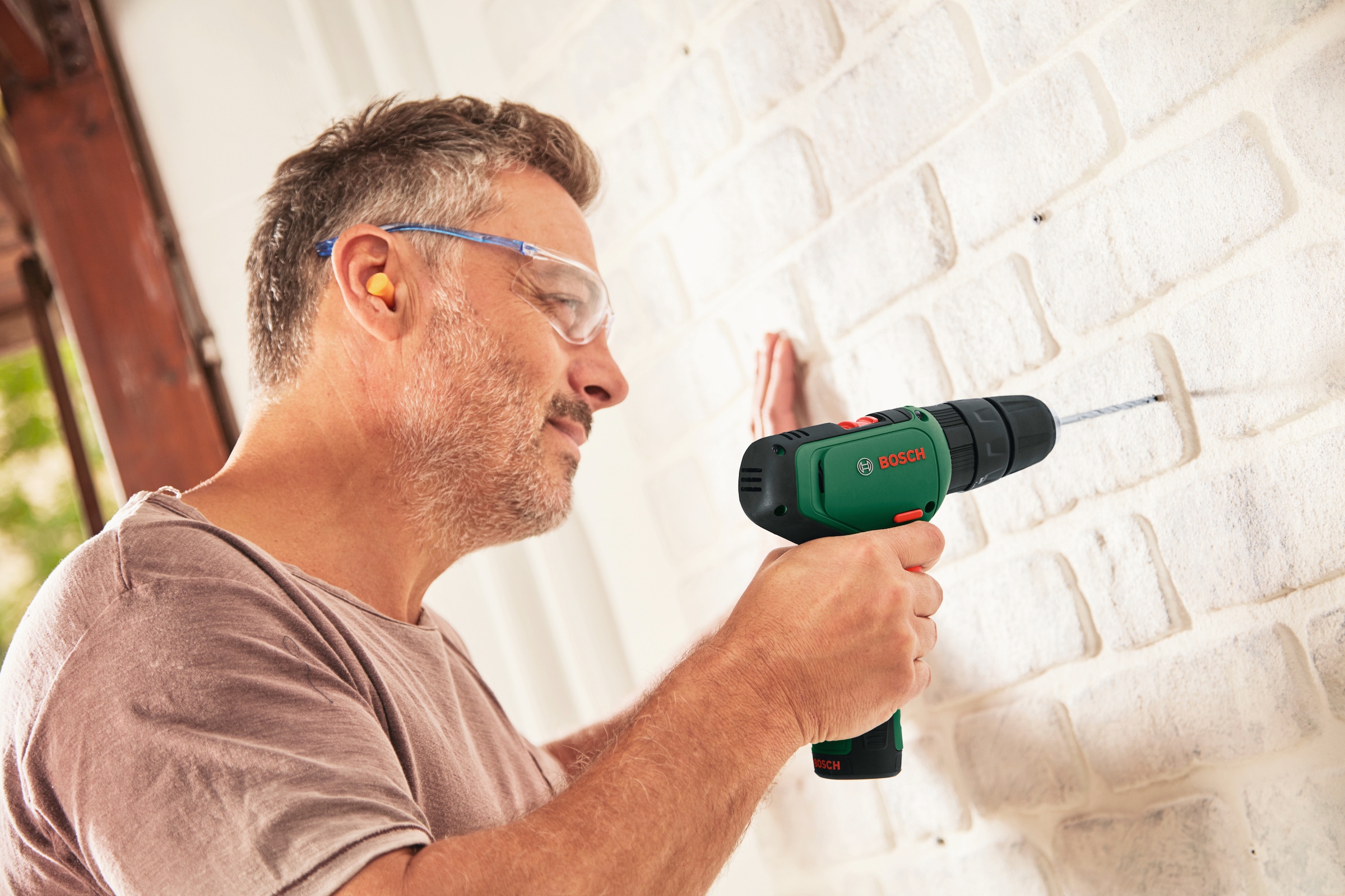 Bosch Home & Garden Akku-Schlagbohrschrauber »EasyImpact 1200«, mit 2 Akkus und Ladegerät