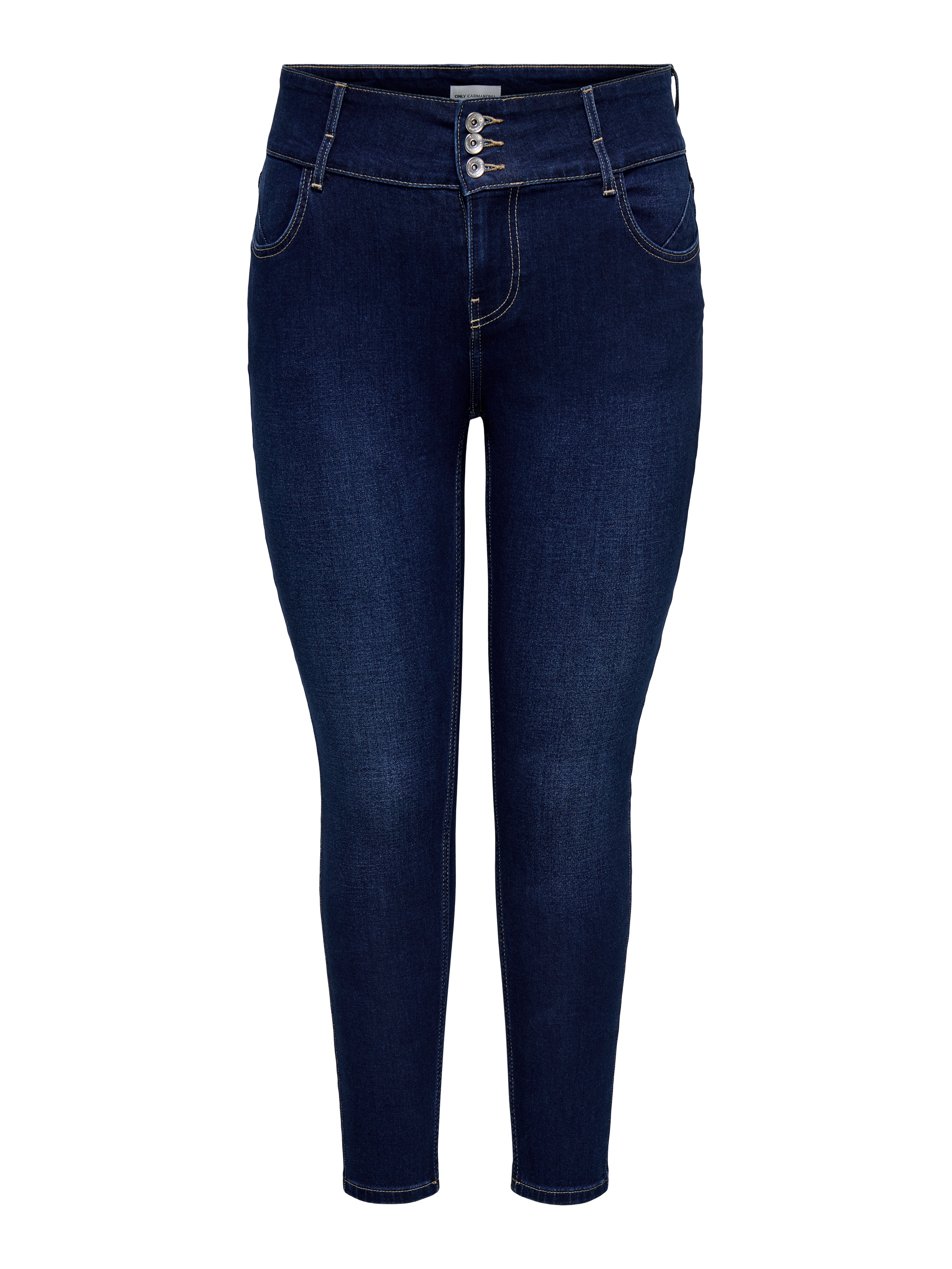 ONLY CARMAKOMA Skinny-fit-Jeans »CARANNA HW SKINNY ANK MBD DNM ANA«