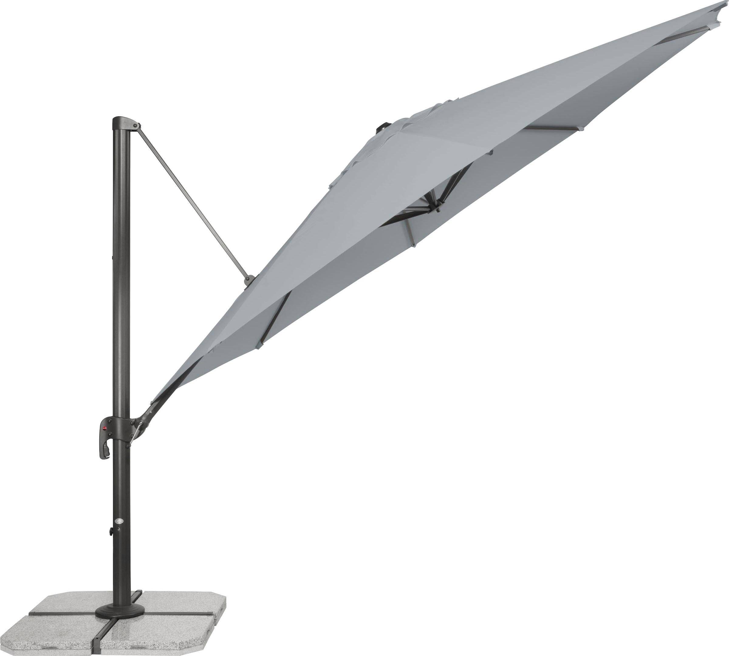 doppler® Ampelschirm, inkl. Schirmständer, ohne Wegeplatten, UV-beständig