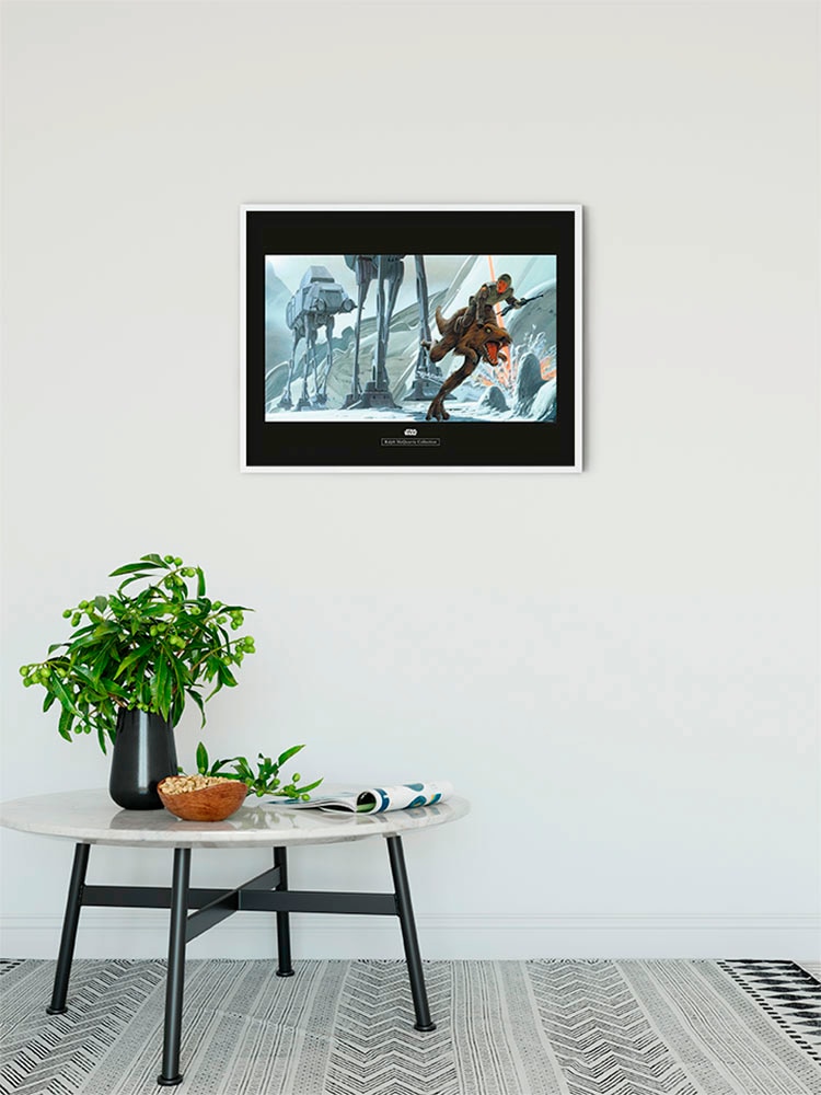 Komar Bild »Star Wars Classic RMQ Hoth Battle Ground«, Star Wars, (1 St.), Wandbild zur Dekoration im Kinderzimmer - ohne Rahmen