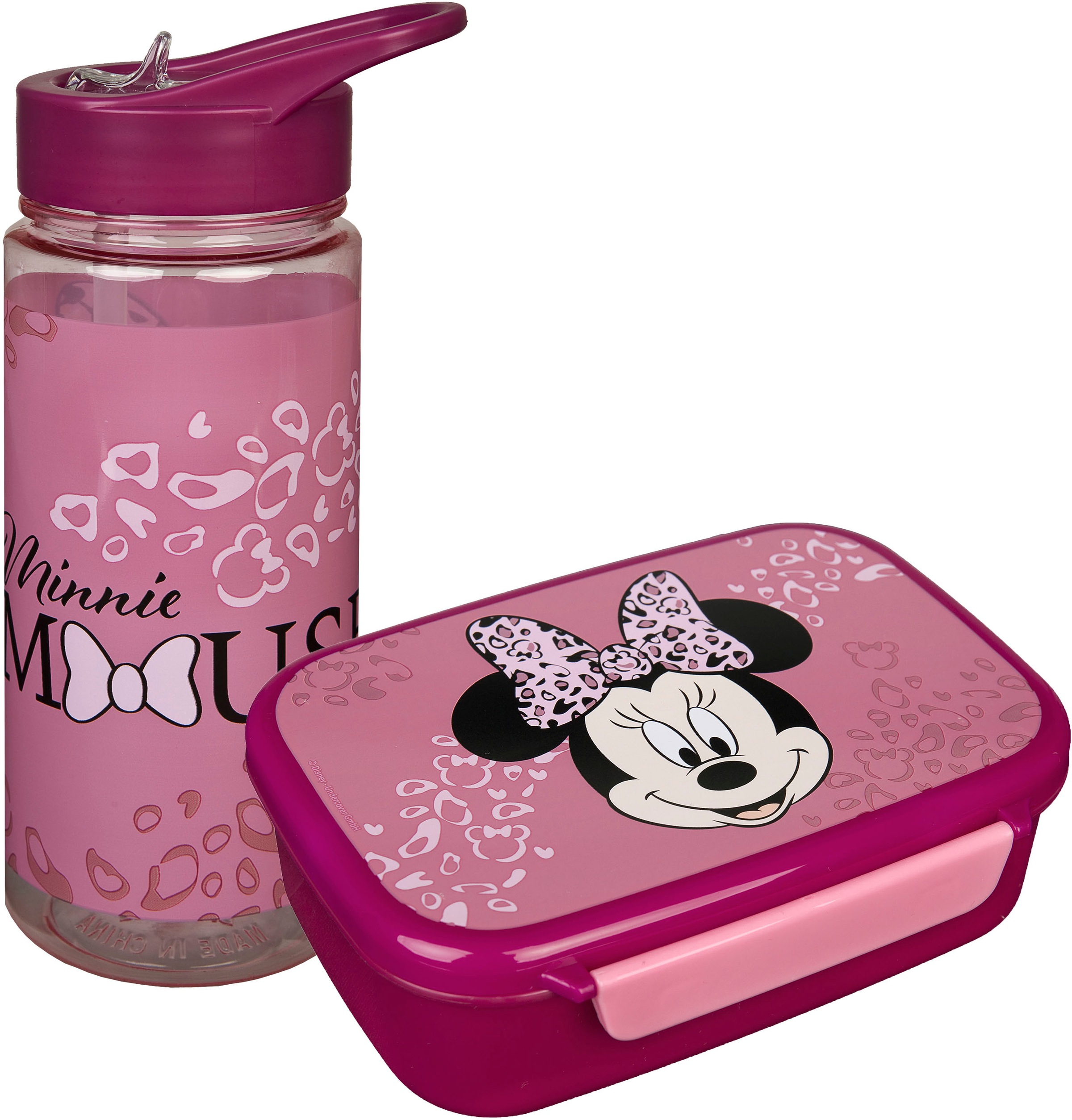 Scooli Lunchbox »Minnie Mouse«, (Set, 2 tlg.), Brotzeitdose & Trinkflasche