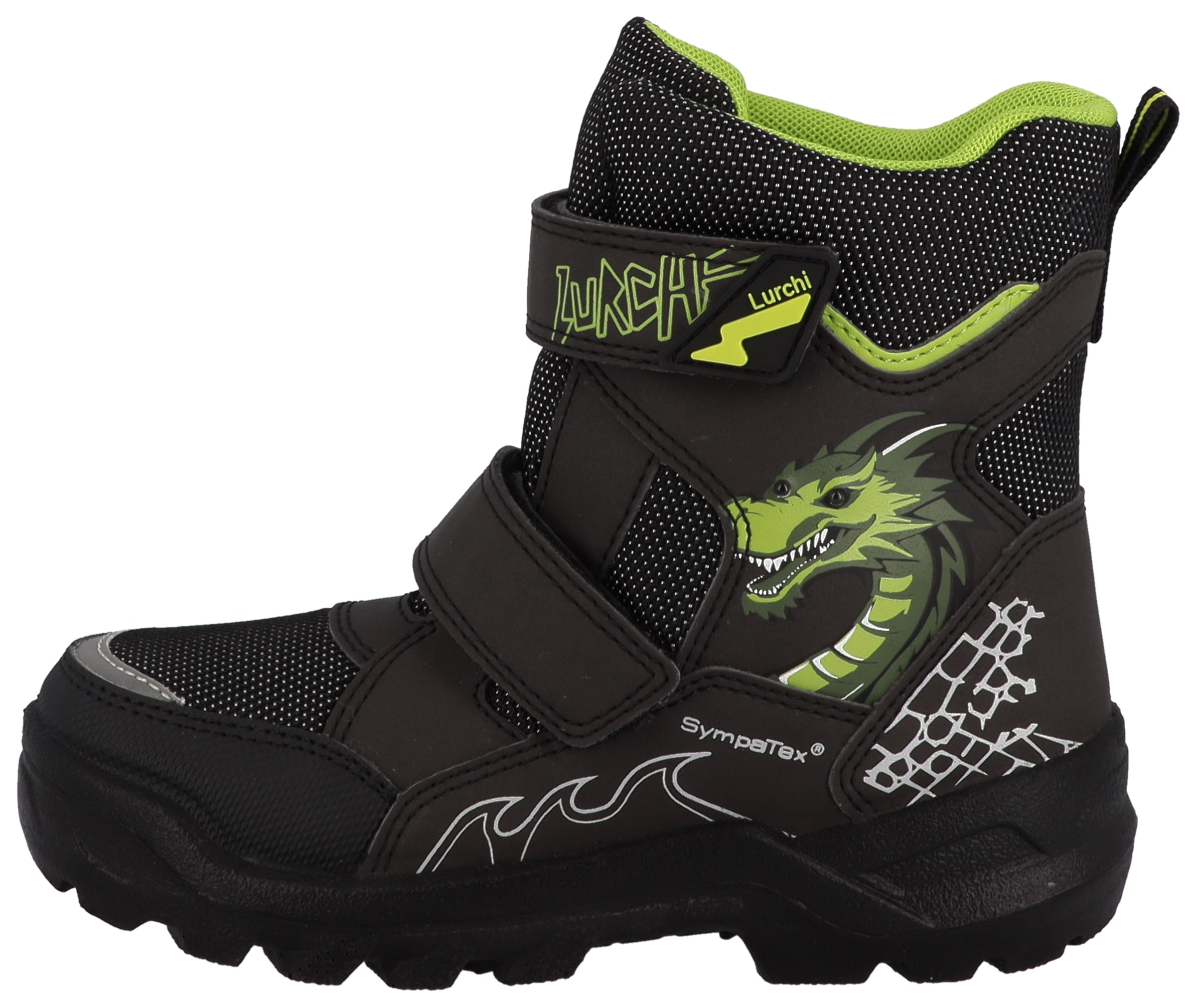 Lurchi Klettstiefel »Kai-SYMPATEX, Blinkschuh«  Boots mit toller Blinkfunktion, Größenschablone zum Download