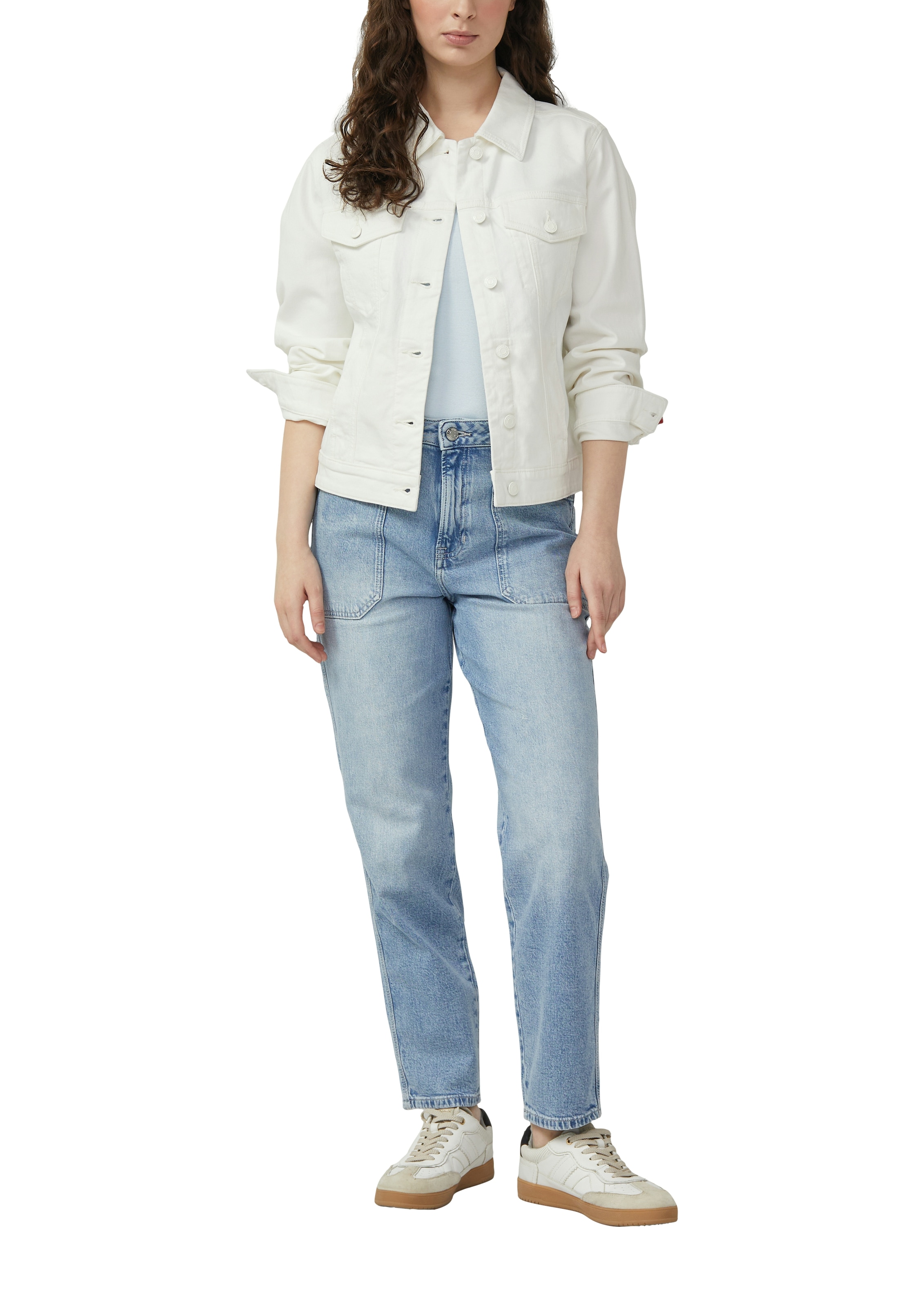 s.Oliver Tanktop in Rippoptik, Regular Fit, Rundhalsausschnitt