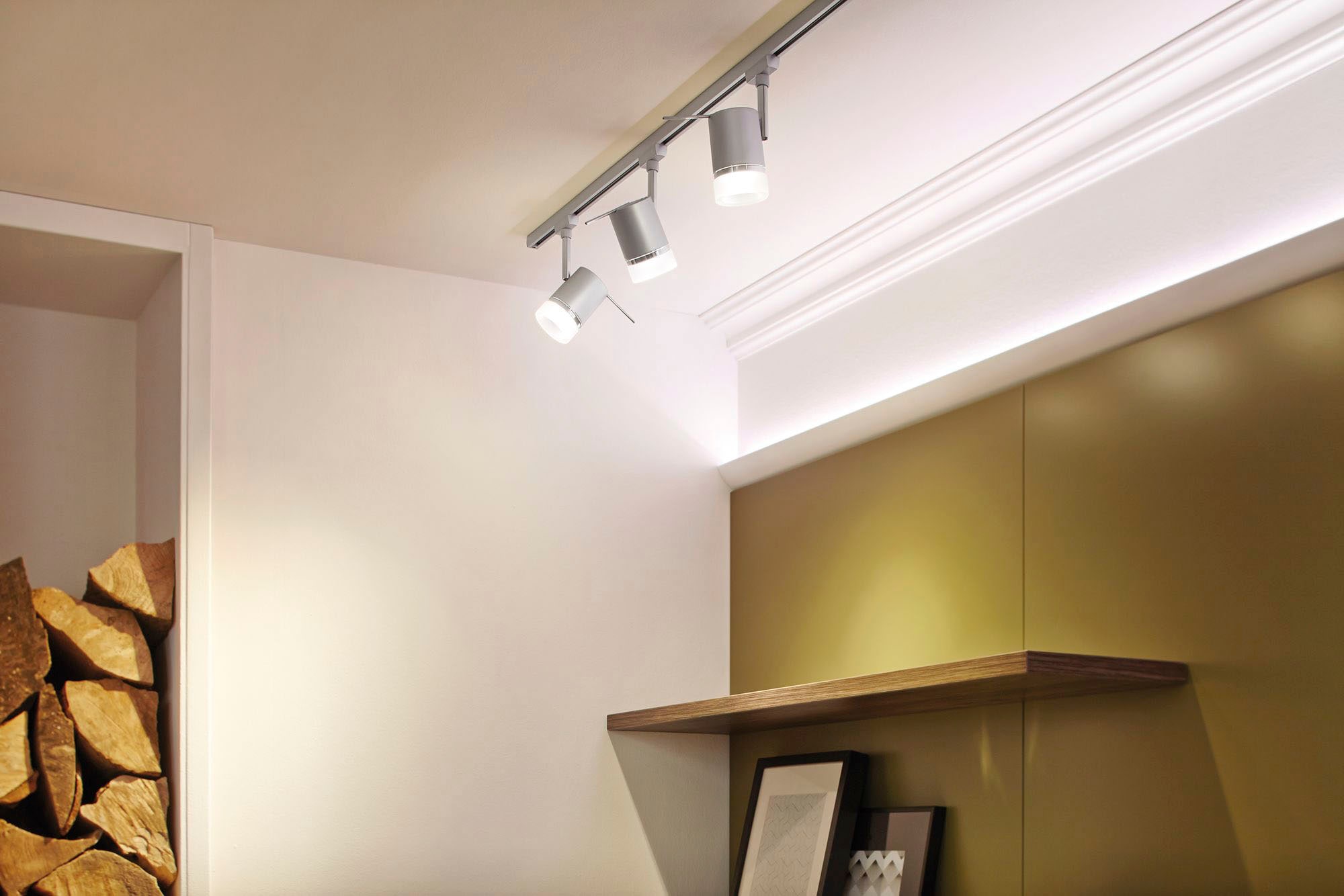 Paulmann Schienensystem-Leuchten »URail Schienenspot Pipe Einzelspot GU10 max. 10W 230V«, dimmbar, GU 10