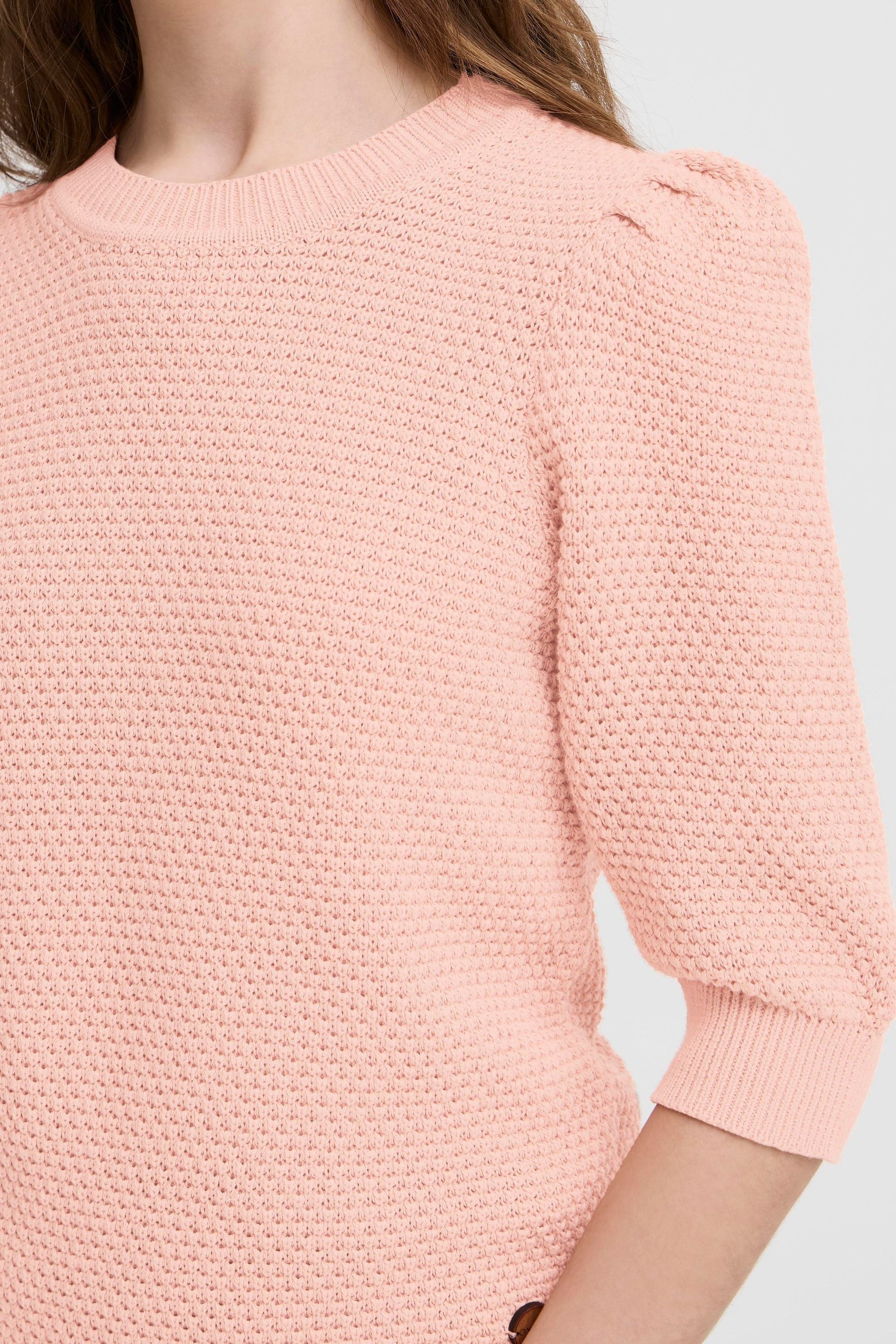 OXMO Strickfleece-Pullover »Strickpullover OXMicha«