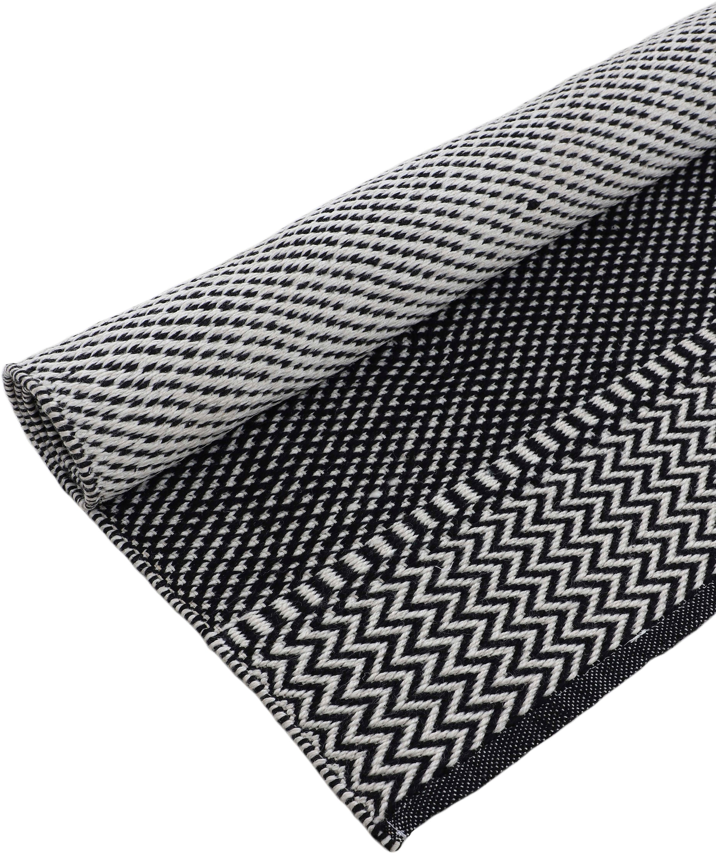 carpetfine Teppich »Frida 205«, rechteckig, 7 mm Höhe, Wendeteppich, 100% recyceltem Material (PET), Flachgewebe, Pflegeleicht und Robust, In- und Outdoor geeignet, Wetterfest und UV-beständig für Balkon, Terrasse, Garten, Wohn- und Schlafzimmer