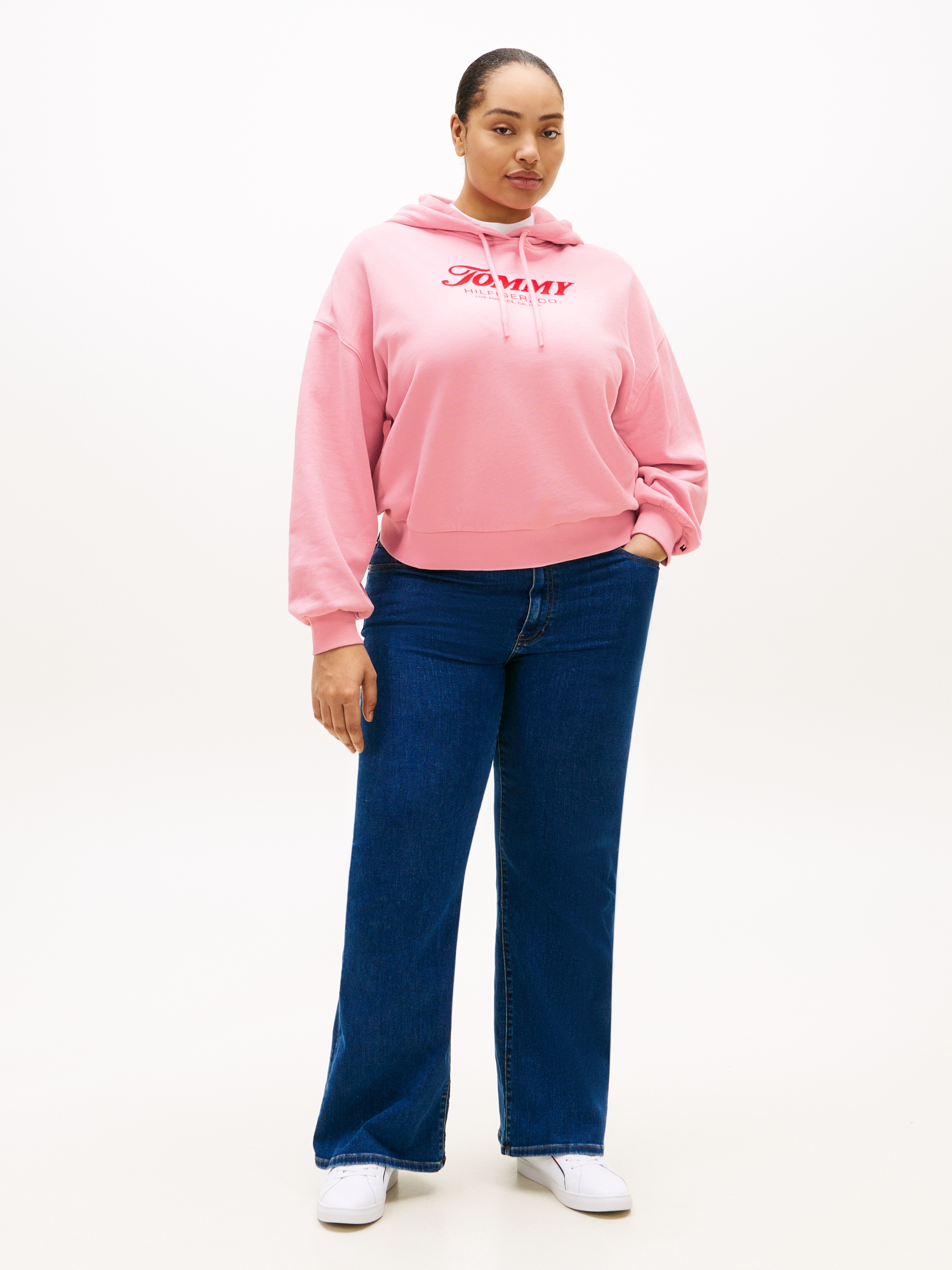 Tommy Hilfiger Curve Hoodie »CRV FUN GRAPHIC MDRN HOODIE«, in großen Größen
