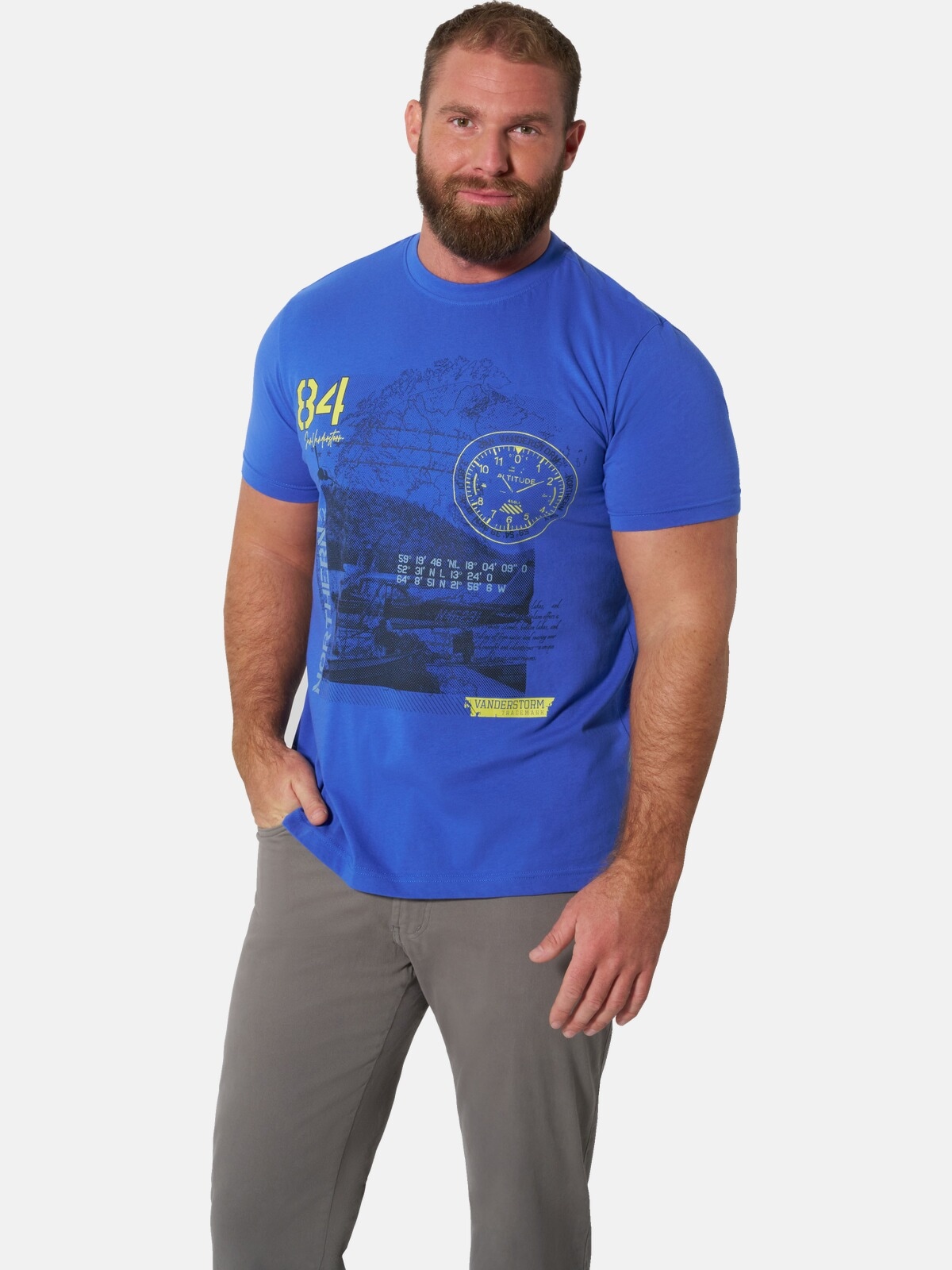 Jan Vanderstorm T-Shirt »Doppelpack T-Shirt ODDUR«