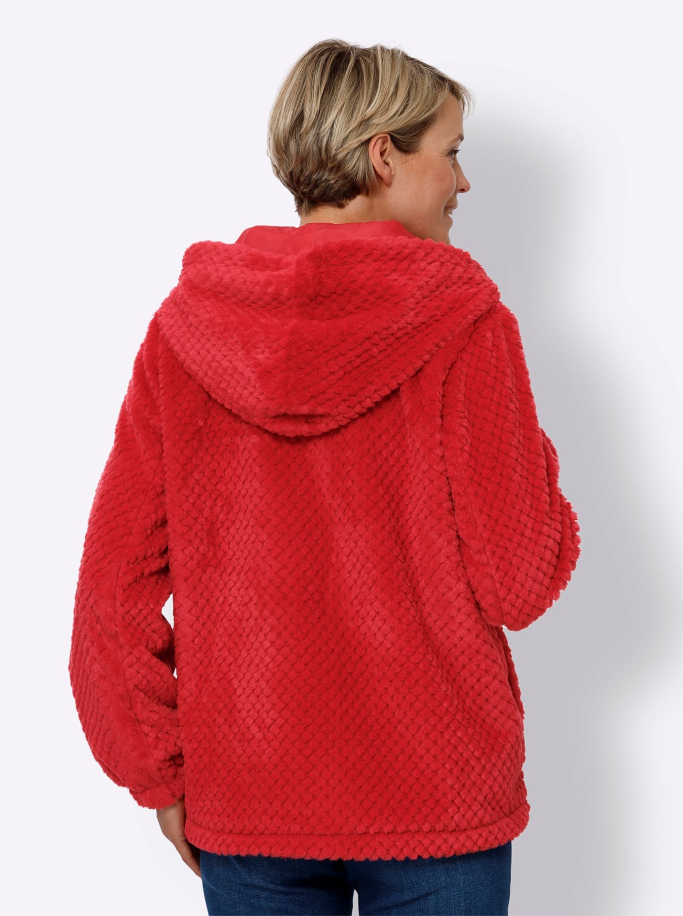 Classic Basics Langjacke, mit Kapuze