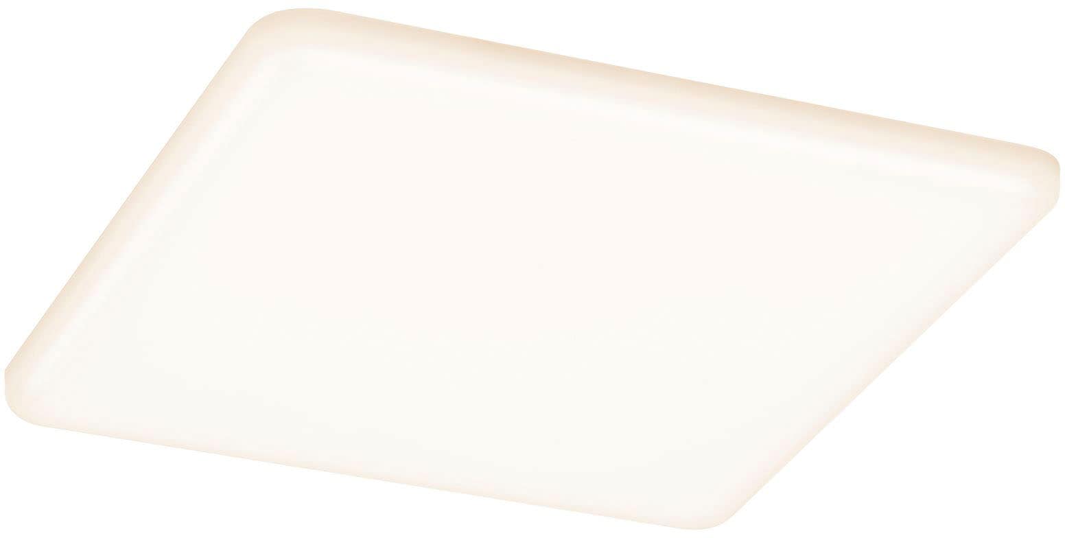 Paulmann LED Einbauleuchte »LED Einbaupanel Veluna VariFit IP44 eckig 185x185mm 17W 3.000K Satin«, 1 flammig, LED Einbaupanel Veluna VariFit IP44 eckig 185x185mm 17W 3.000K Satin