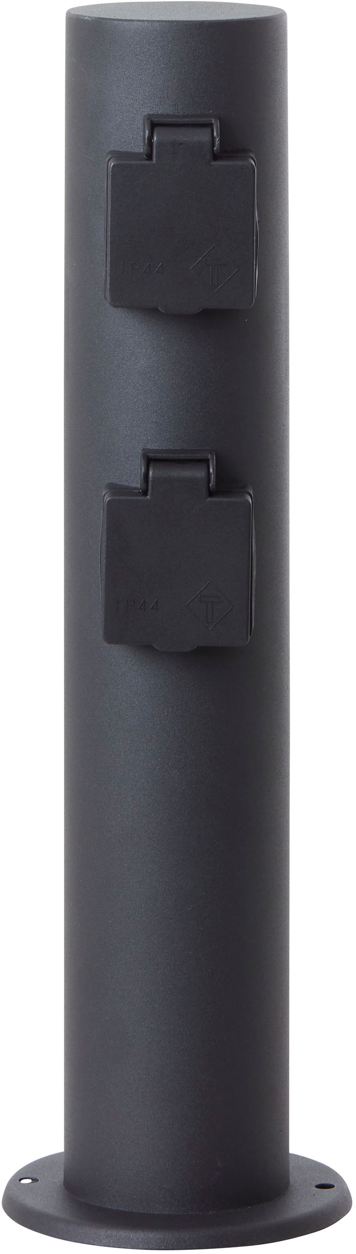 Brilliant Gartensteckdose »Dody« 1 Stk. tlg. moderner Außensteckdosensockel - spritzwassergeschützt 40 cm schwarz