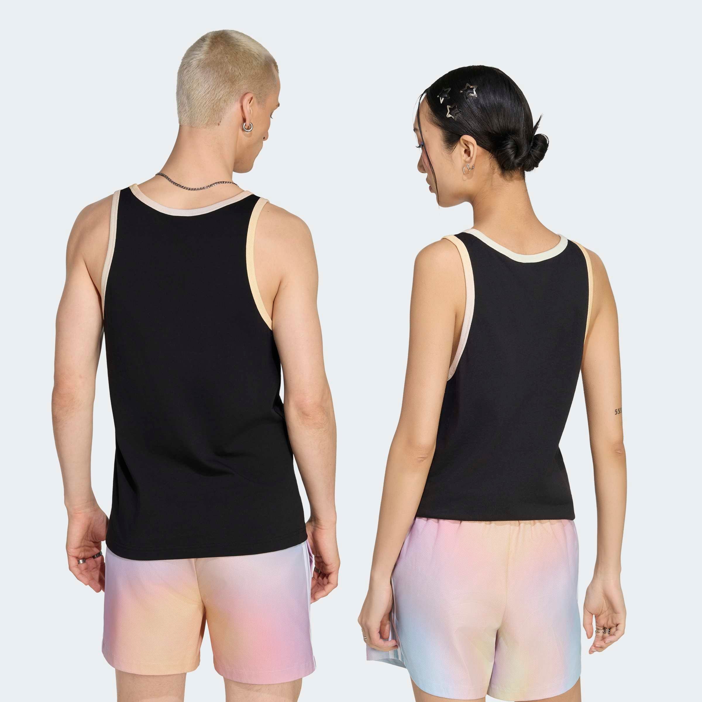 adidas Originals Tanktop »PRIDE GFX TANK« für Erwachsene, mit Rundhalsausschnitt, ohne Verschluss, aus Baumwolle