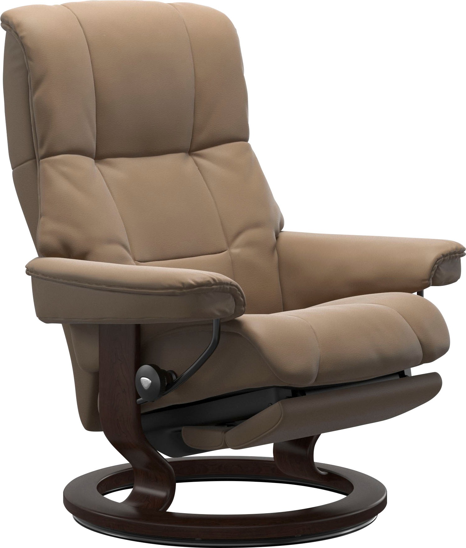 Stressless® Relaxsessel »Mayfair«, mit Classic Base und Power™, elektrisch verstellbar, optional 2-motorisch, Größe M & L, Gestell Braun