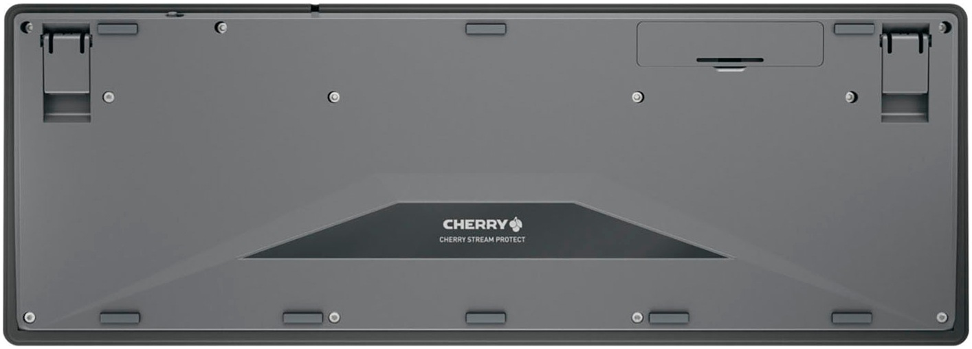 Cherry Tastatur »Stream«, (Multimedia-Tasten-Anpassbare Höhe-Antirutsch-Füße-Ziffernblock-Lautstärkeregler)