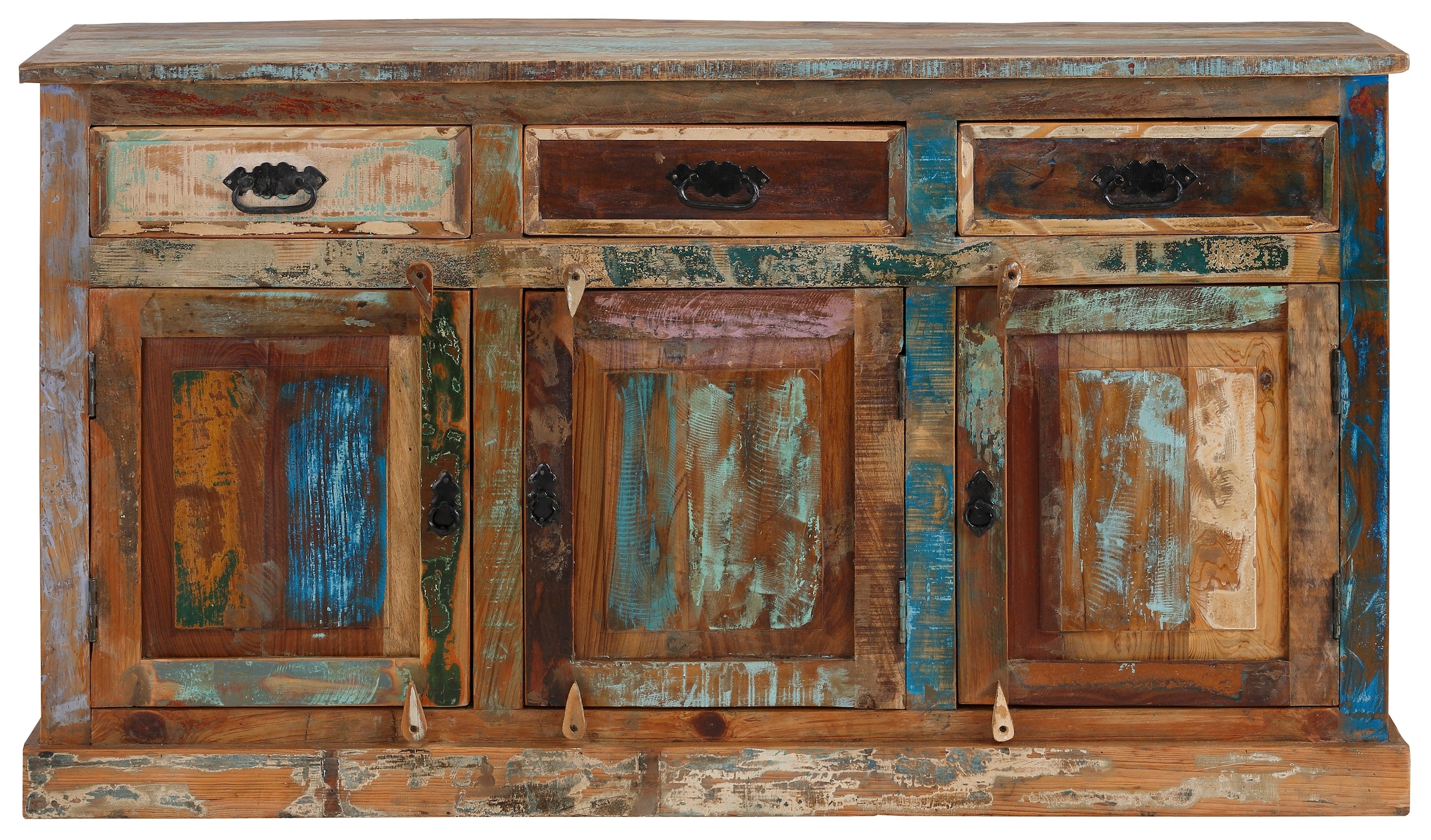 SIT Sideboard »Riverboat« aus recyceltem Altholz, Breite 40 cm, Shabby Chic, Vintage