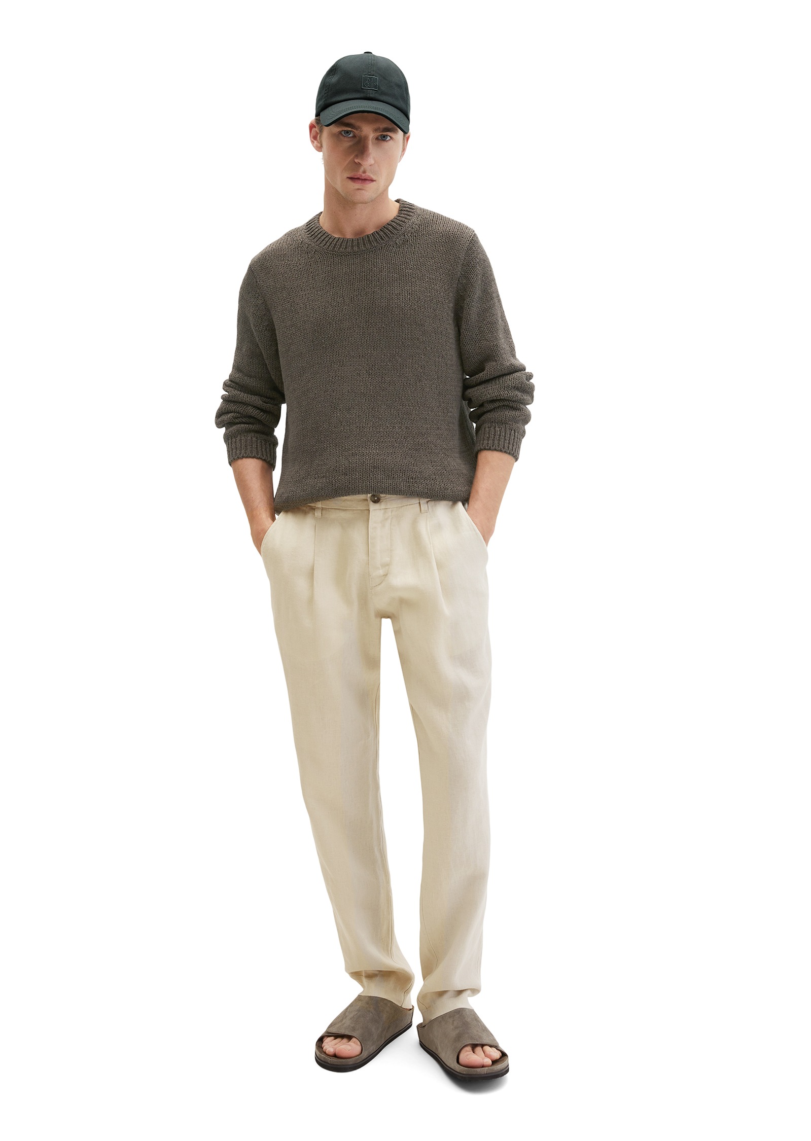 Marc O'Polo Leinenhose »Osby jogger pleats«