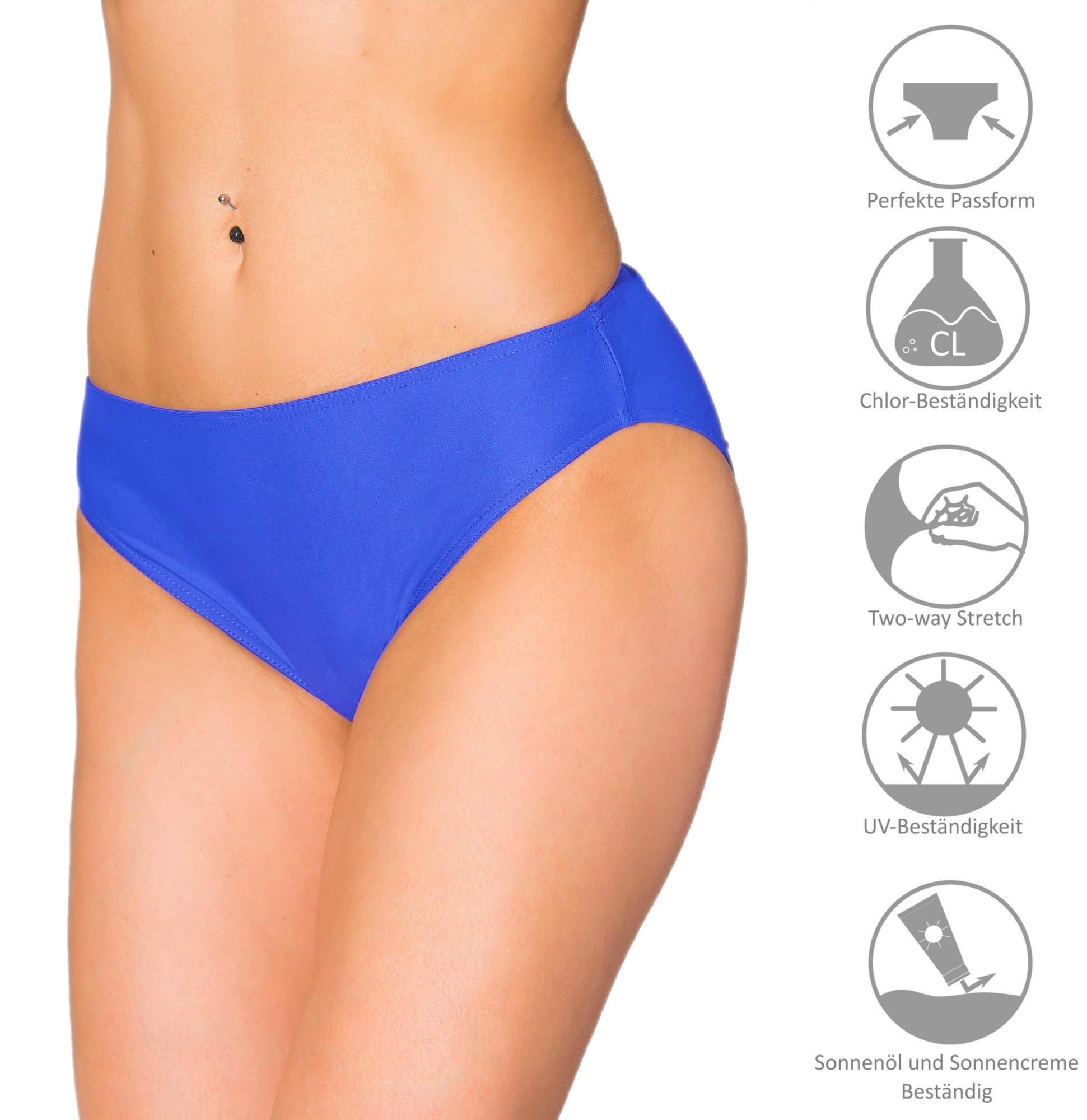AQUARTI Bikini-Hose »Bikinihose Aquarti Damen Bikini Hose mit mittelhohem Bund«