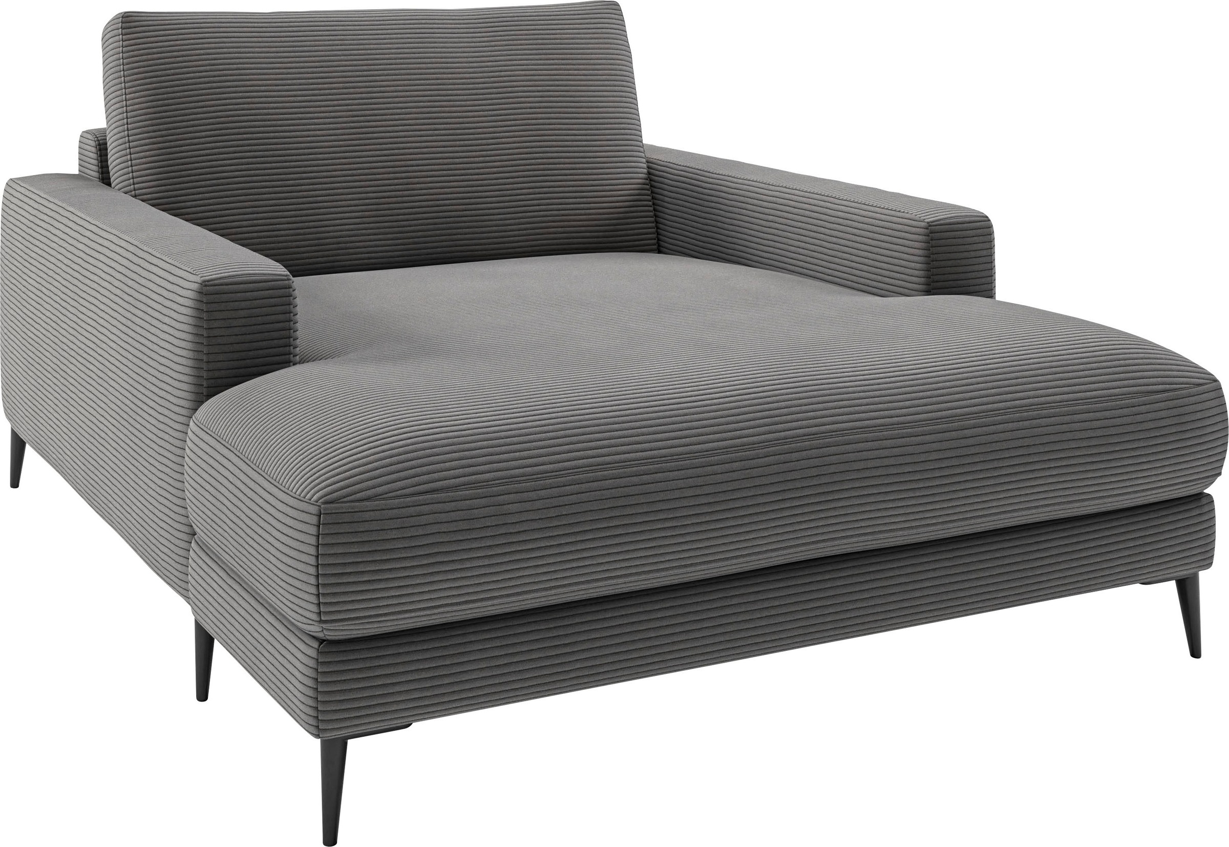 INOSIGN Chaiselongue »Downtown Loungemöbel zum Relaxen, B/T/H: 132/170/84 cm« auch in Bouclé, Cord und Easy care - leicht mir Wasser zu reinigen,