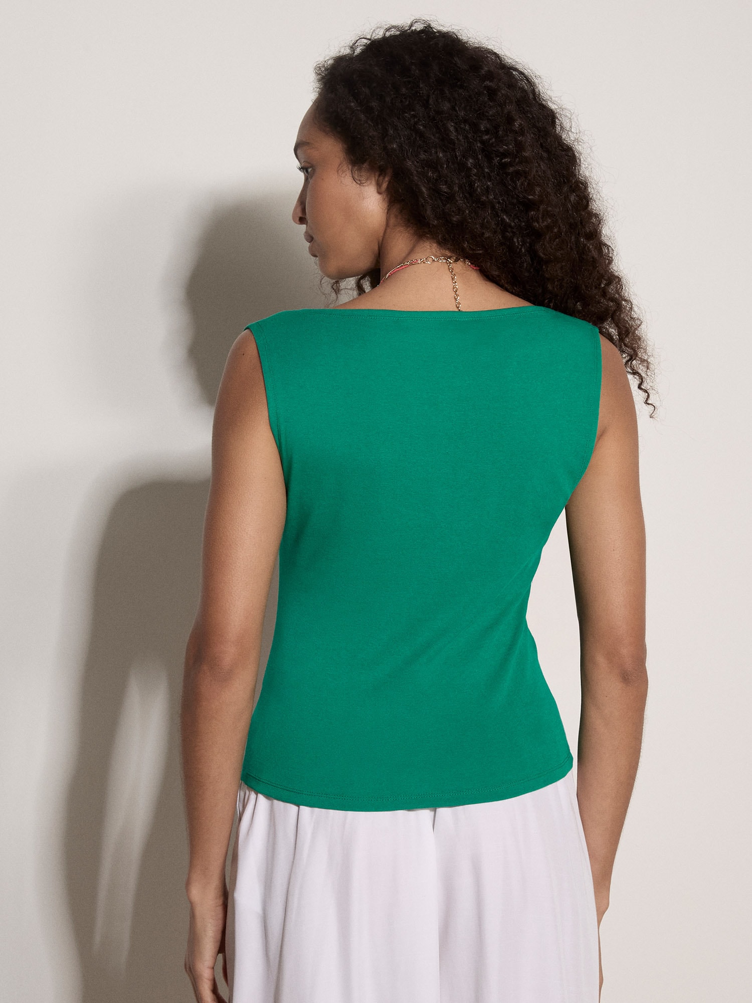 Apricot Crop-Top »Top« mit feinem Rippstrick