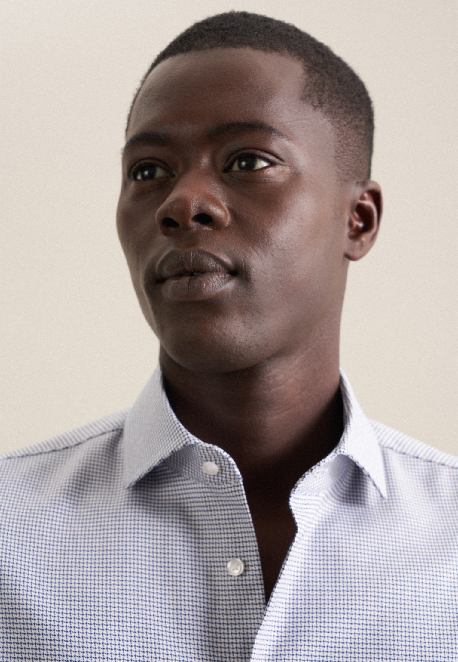 seidensticker Businesshemd »Slim« Slim 1/1 Kentkragen Struktur