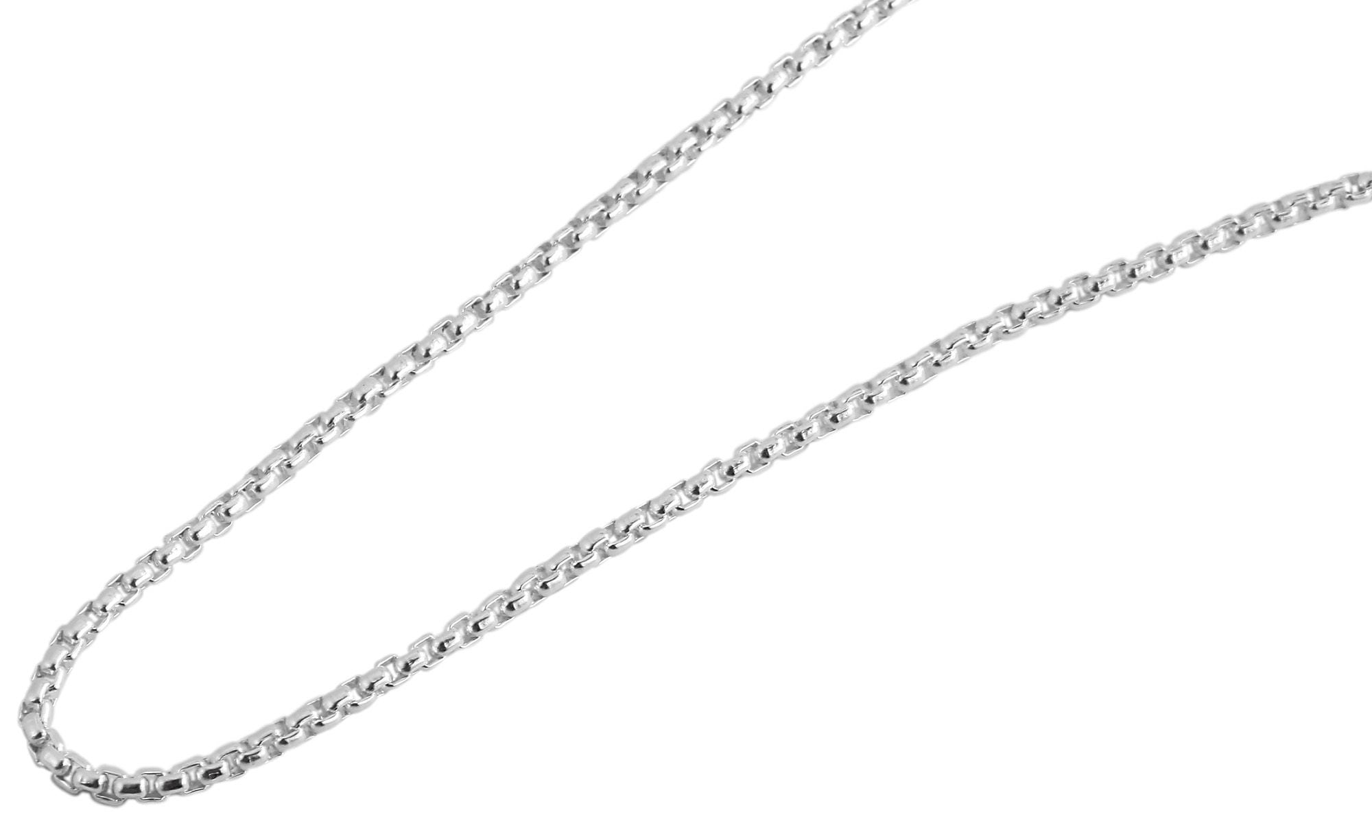 Adelia´s Gliederkette »Unisex Halskette ¿ Venezianerkette aus Edelstahl 40+5«