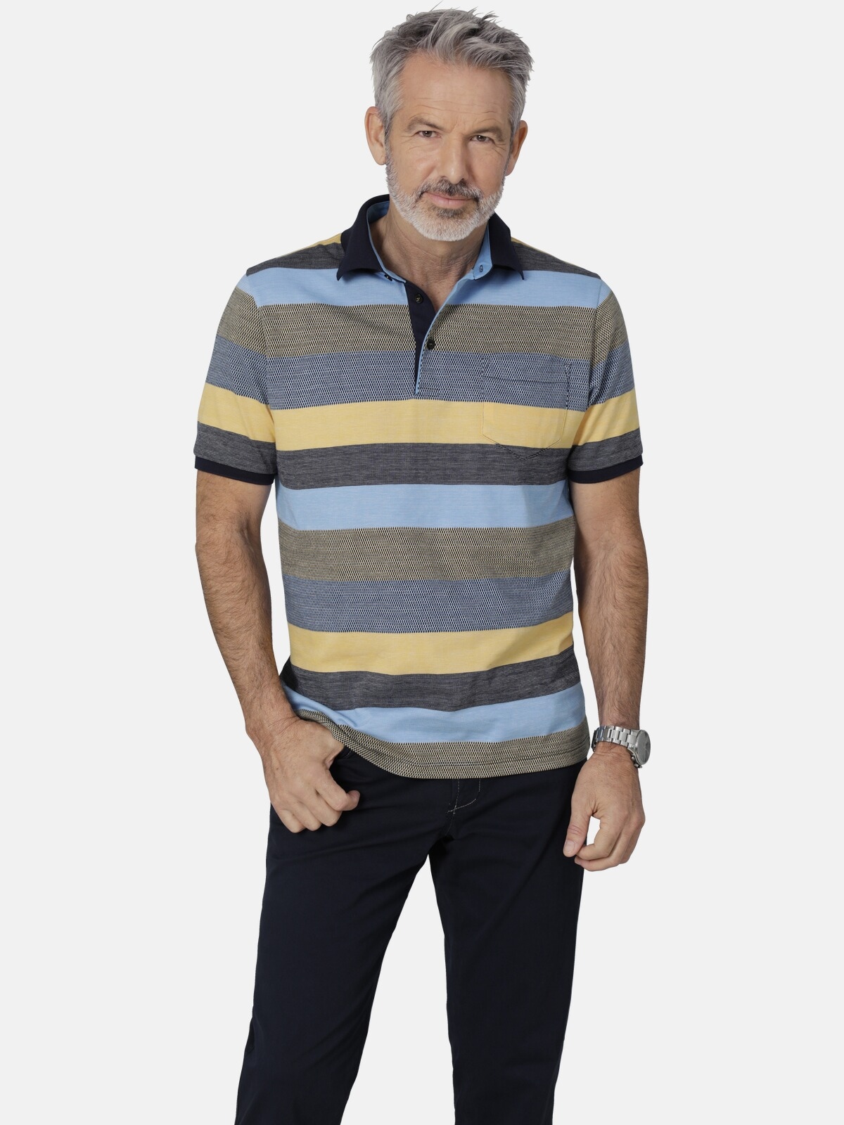 Poloshirt »Poloshirt TAVELLA«, im Streifendesign