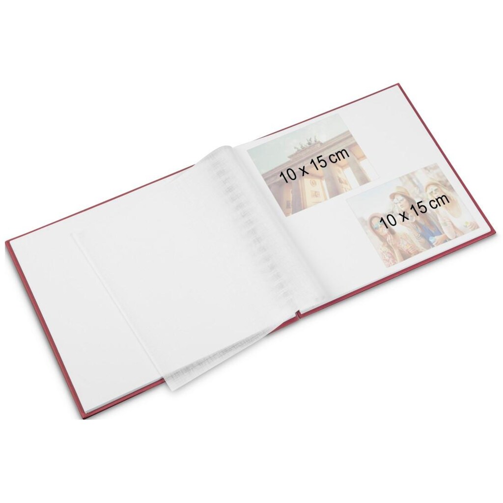 Hama Fotoalbum »Hama Spiral-Album "Fine Art", 28x24 cm, 50 weiße Seiten, Bordeaux«