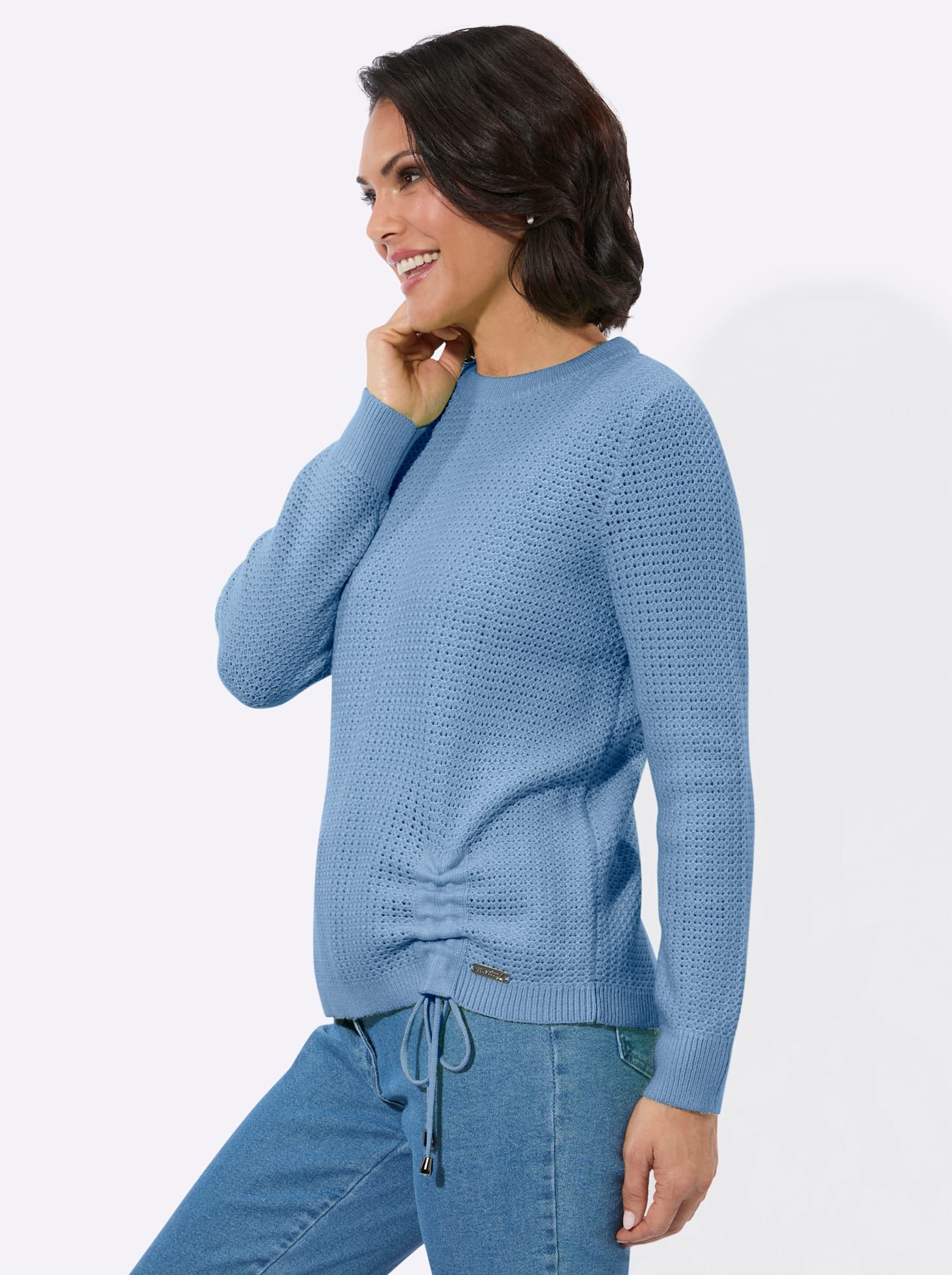 Casual Looks Rundhalspullover »Rundhals-Pullover«