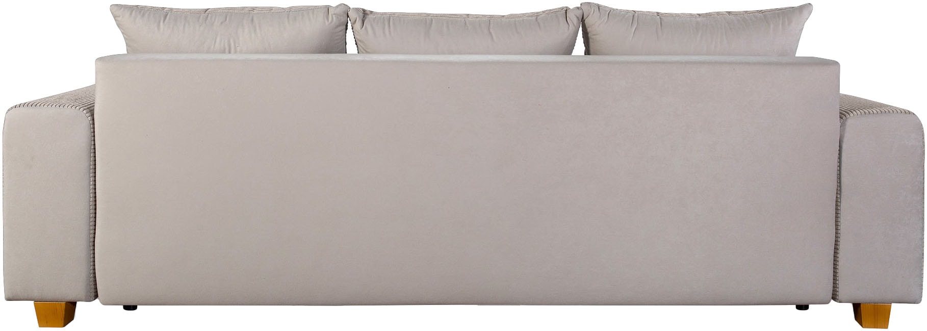 COLLECTION AB Schlafsofa »Yves, Liegefläche (B/T): 142/194 cm«, inkl. Bettfunktion, Bettkasten, Federkern & Zierkissen