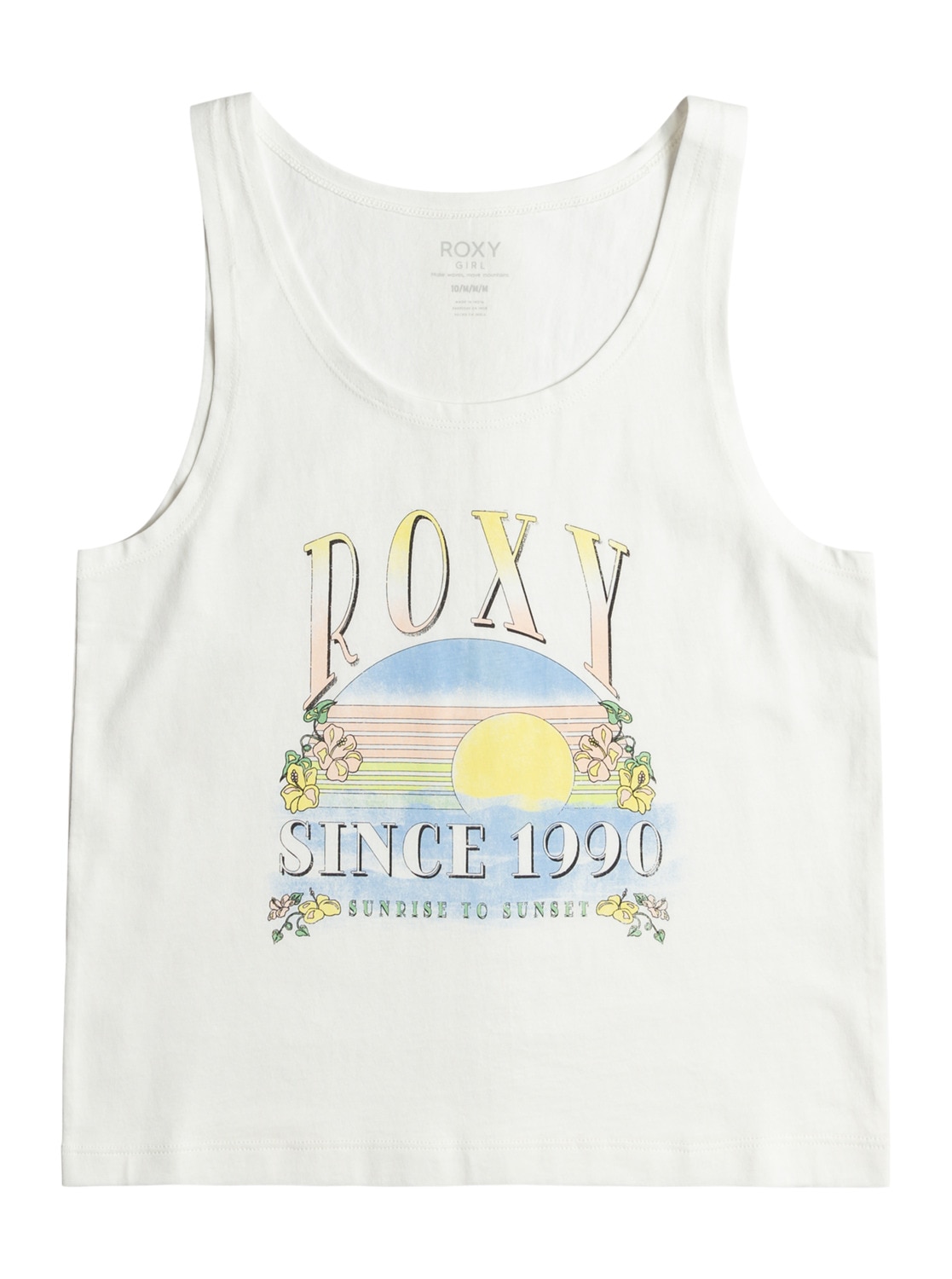 Roxy Mädchen T-Shirt »Dance Like ROXY Funk« in weiß, Größe 10(140-148cm)